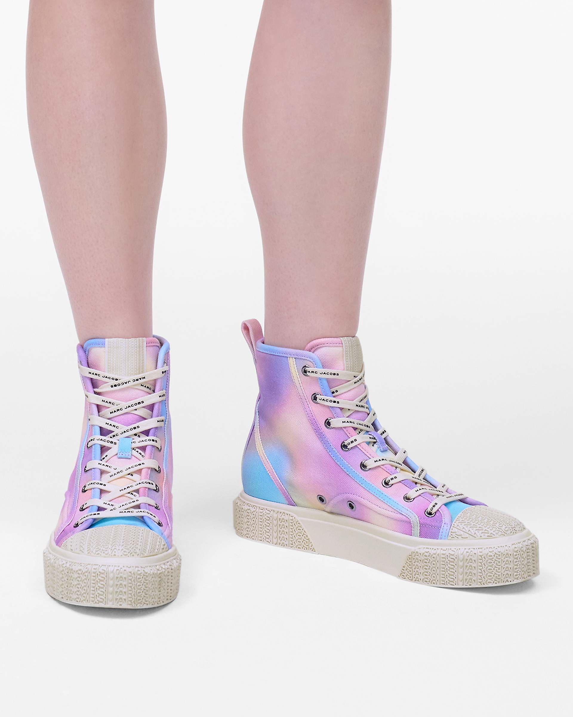 Marc Jacobs Marc Jacobs The Airbrush Canvas Sneaker Blue Multi Blue Multi