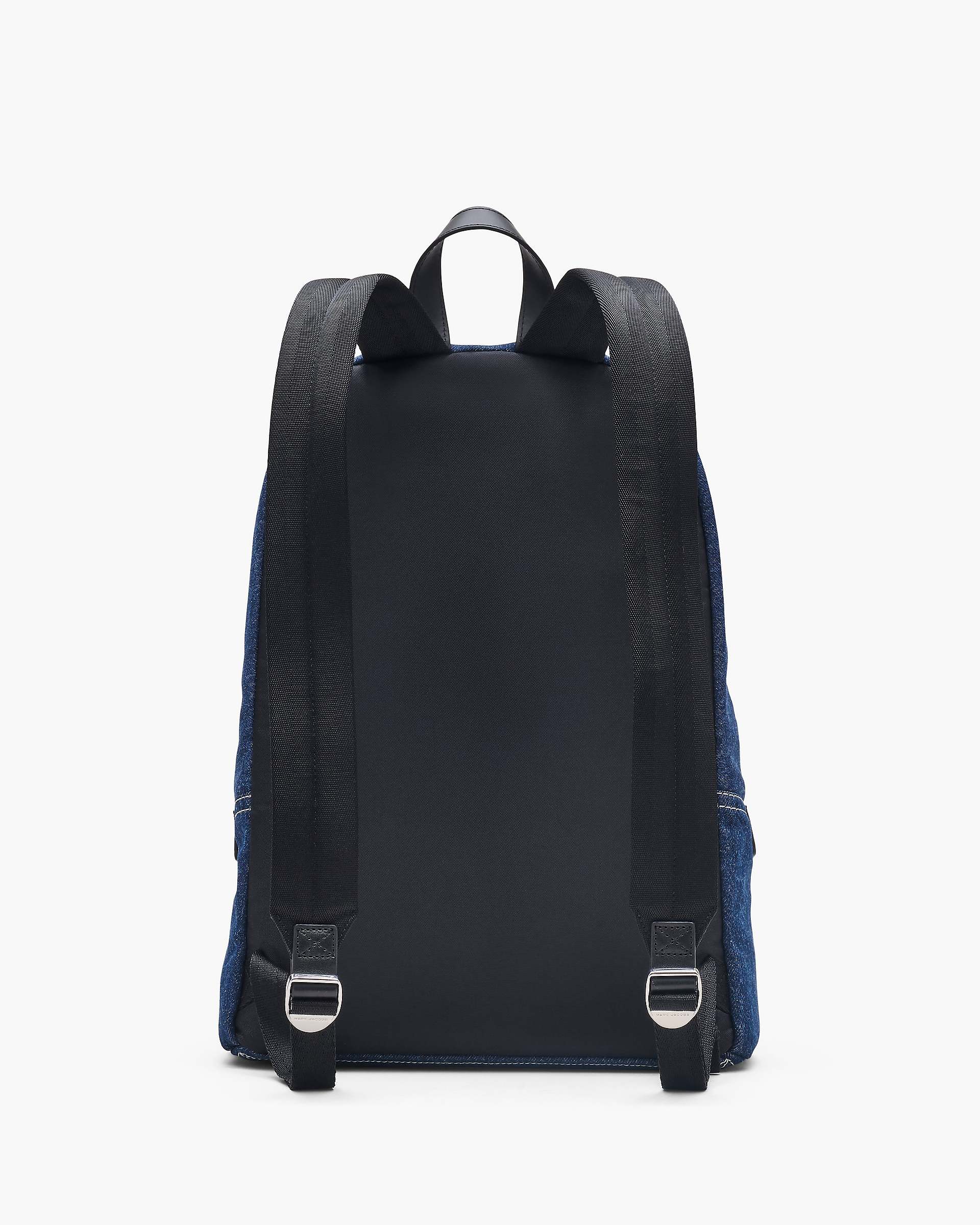 Marc Jacobs Marc Jacobs The Biker Colorblock Denim Large Backpack Indigo Multi Indigo Multi