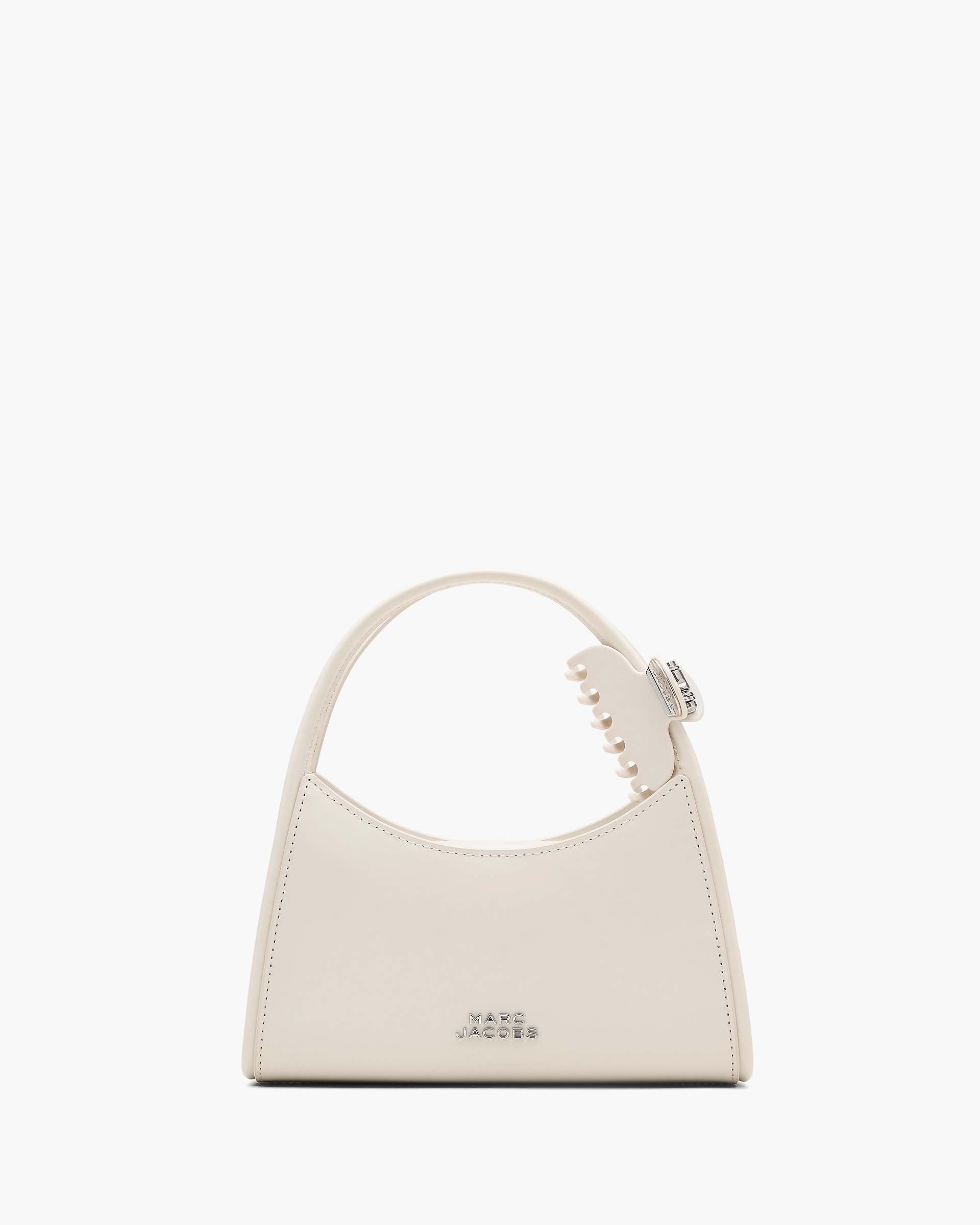 Marc Jacobs Marc Jacobs The Glam Claw Clip Crossbody Bag Cotton White Cotton White