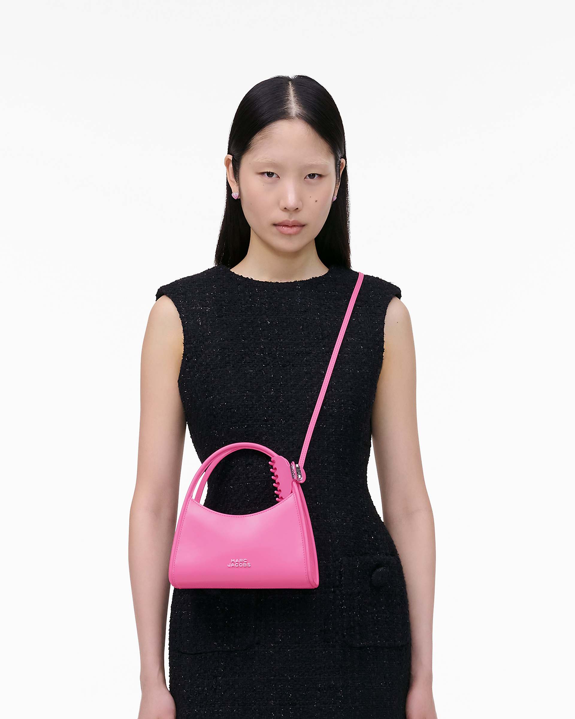 Marc Jacobs Marc Jacobs The Glam Claw Clip Crossbody Bag Bow Pink Bow Pink