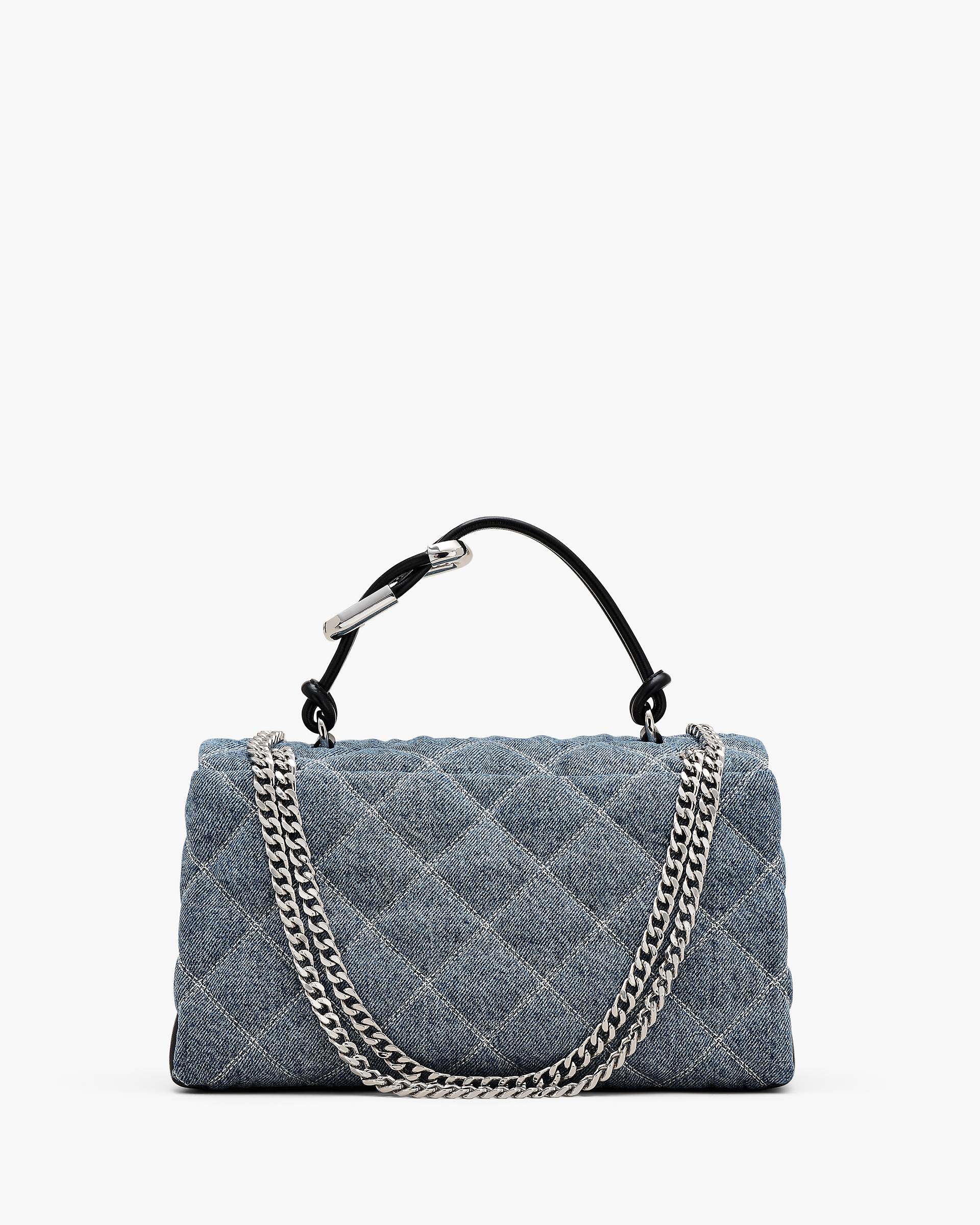 Marc Jacobs Marc Jacobs The Quilted Denim Dual Convertible Shoulder Bag Light Wash Indigo Light Wash Indigo
