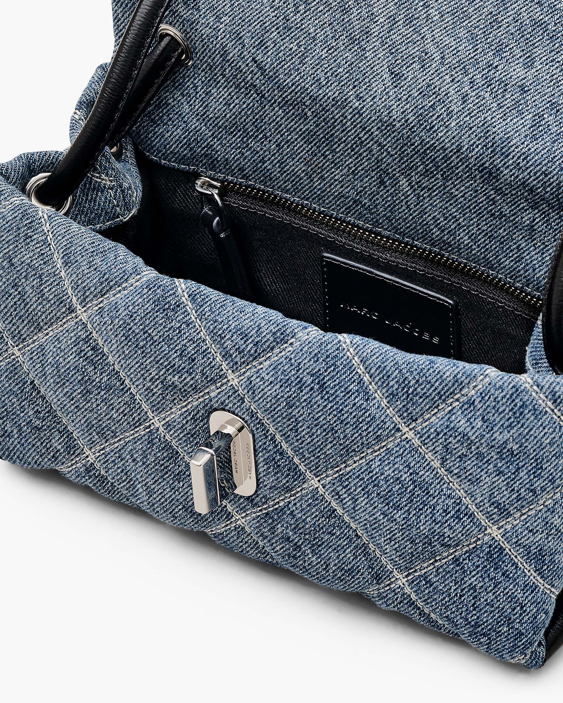 Marc Jacobs Marc Jacobs The Quilted Denim Mini Dual Shoulder Bag Light Wash Indigo Light Wash Indigo