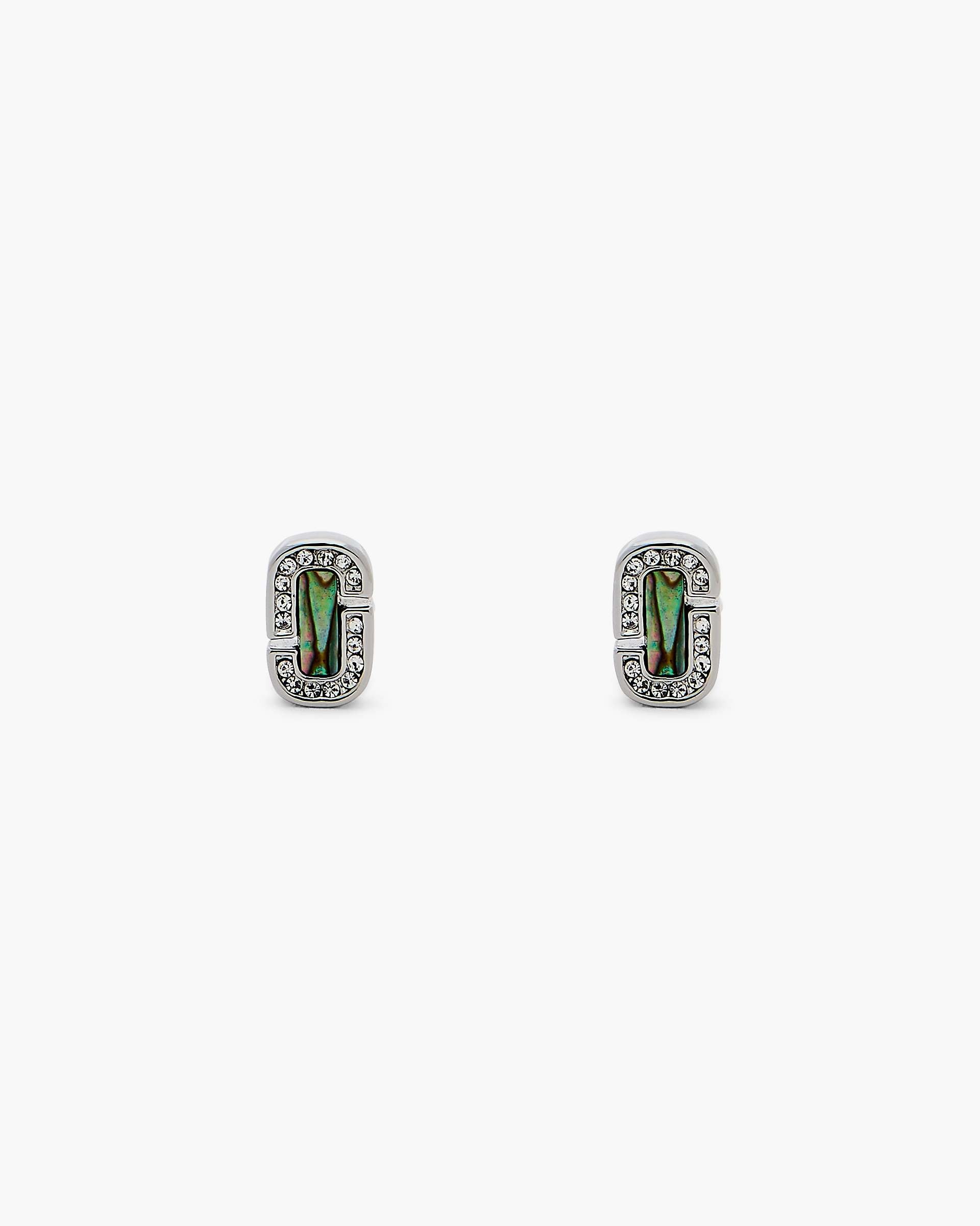 Marc Jacobs Marc Jacobs The J Marc Luxe Abalone Earrings Silver/Crystal Silver/crystal