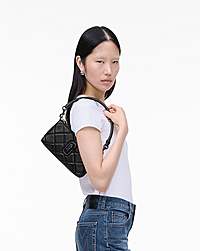 Marc Jacobs The Quilted Snapshot Convertible Shoulder Bag Black