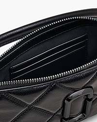 Marc Jacobs The Quilted Snapshot Convertible Shoulder Bag Black