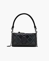 Marc Jacobs The Quilted Snapshot Convertible Shoulder Bag Black
