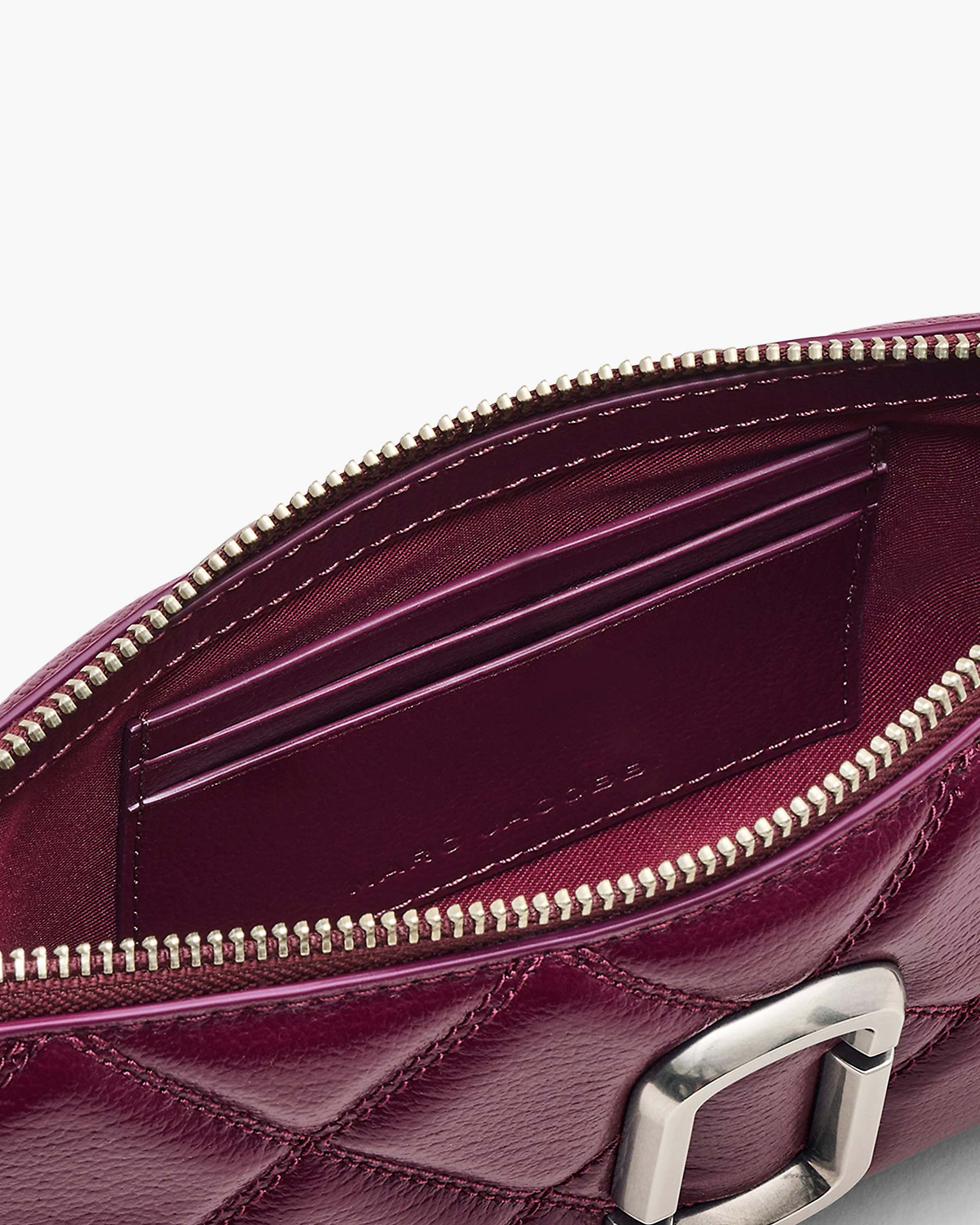 Marc Jacobs Marc Jacobs The Quilted Snapshot Convertible Shoulder Bag Dark Plum Dark Plum
