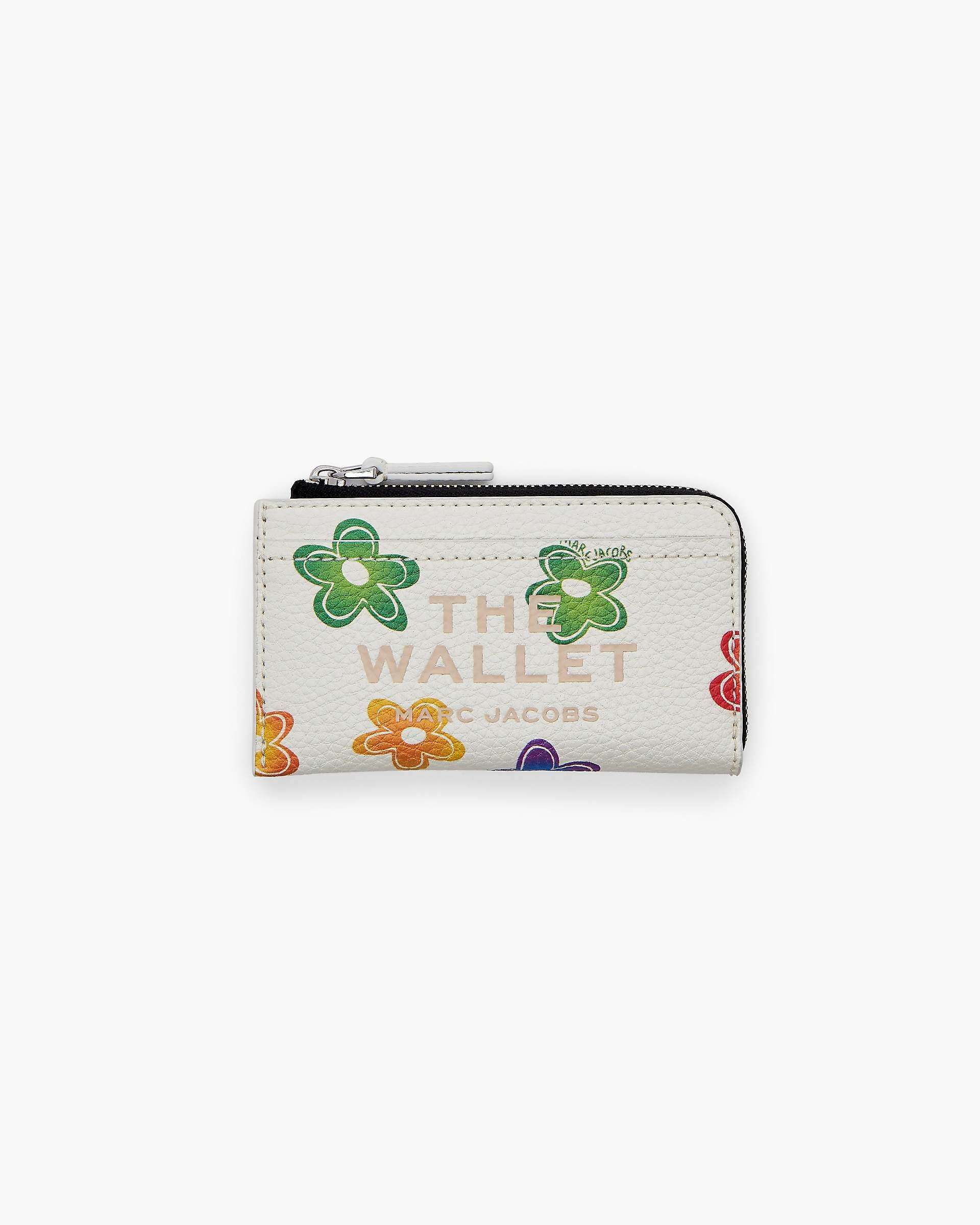 Marc Jacobs Marc Jacobs The Wild Daisy Top Zip Multi Wallet White Multi White Multi