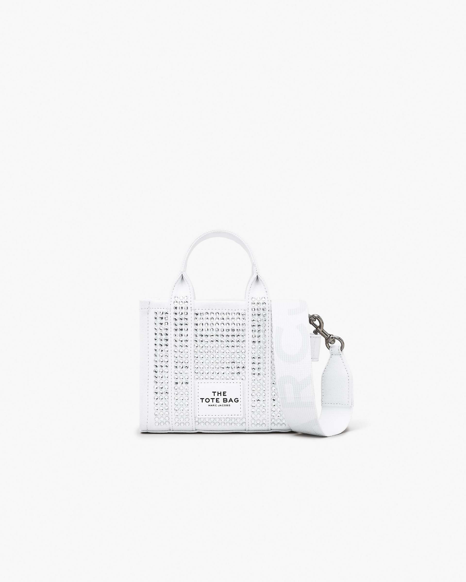 Marc Jacobs Marc Jacobs The Crystal Canvas Crossbody Tote Bag White Crystal White Crystal