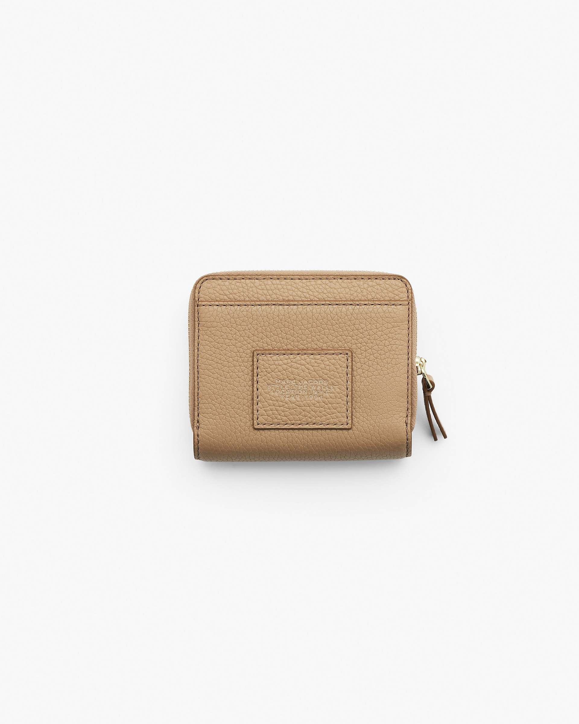 Marc Jacobs Marc Jacobs The Leather Mini Compact Wallet Camel Camel