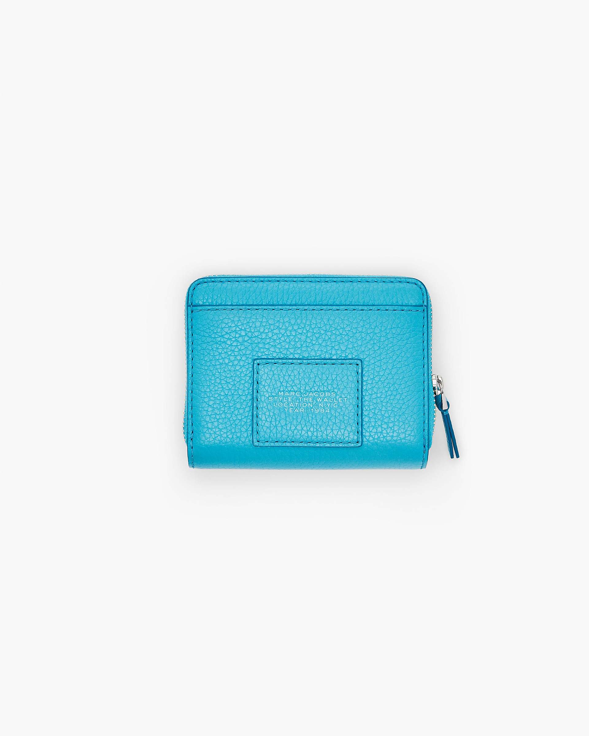 Marc Jacobs Marc Jacobs The Leather Mini Compact Wallet Pool Pool