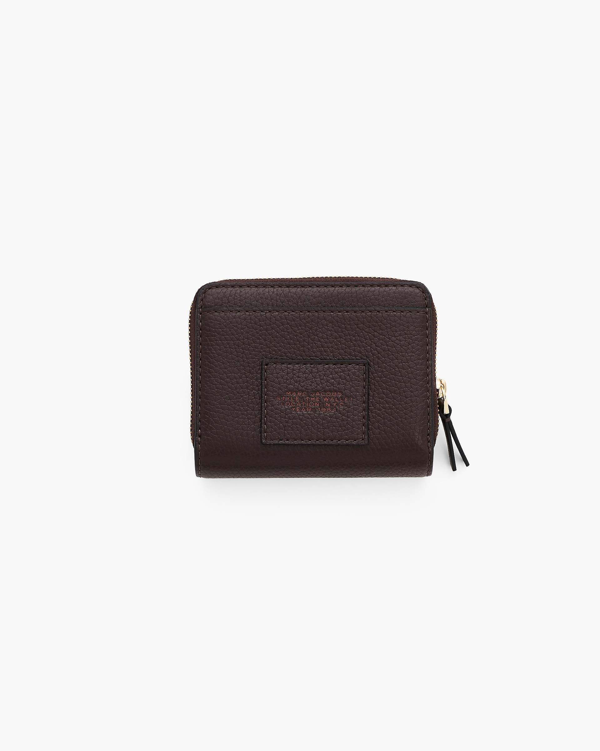 Marc Jacobs Marc Jacobs The Leather Mini Compact Wallet Ganache Ganache