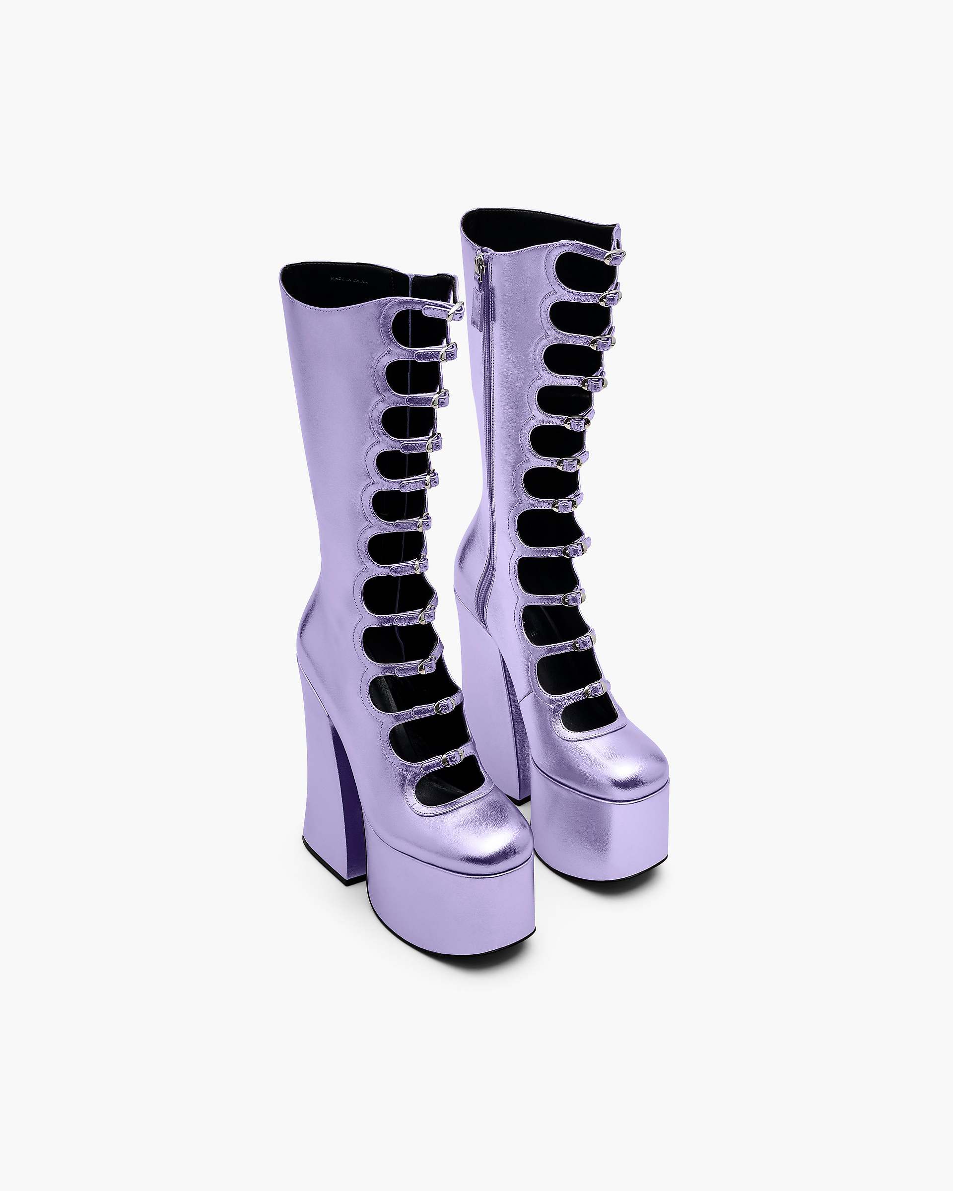 Marc Jacobs Marc Jacobs The Metallic Kiki Knee High Boot Lilac Lilac
