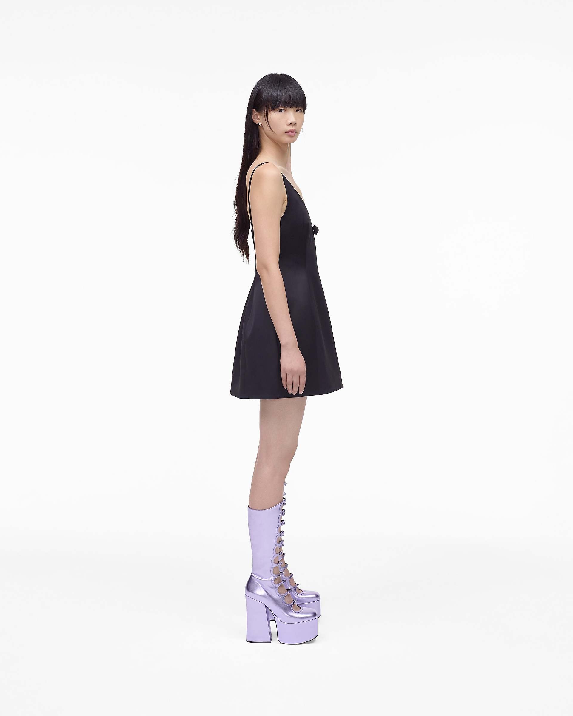 Marc Jacobs Marc Jacobs The Metallic Kiki Knee High Boot Lilac Lilac