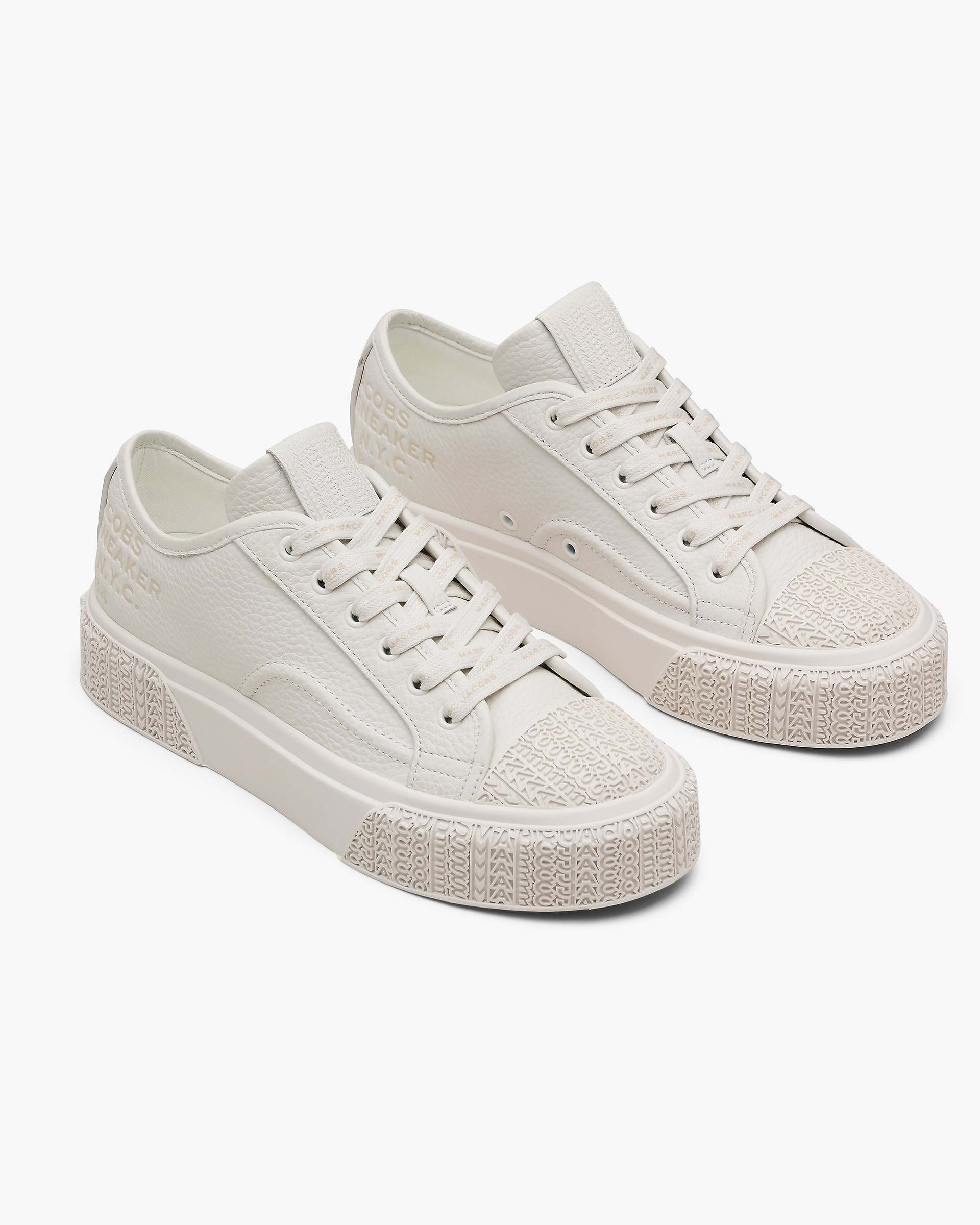 Marc Jacobs Marc Jacobs The Leather Sneaker Cotton White Cotton White