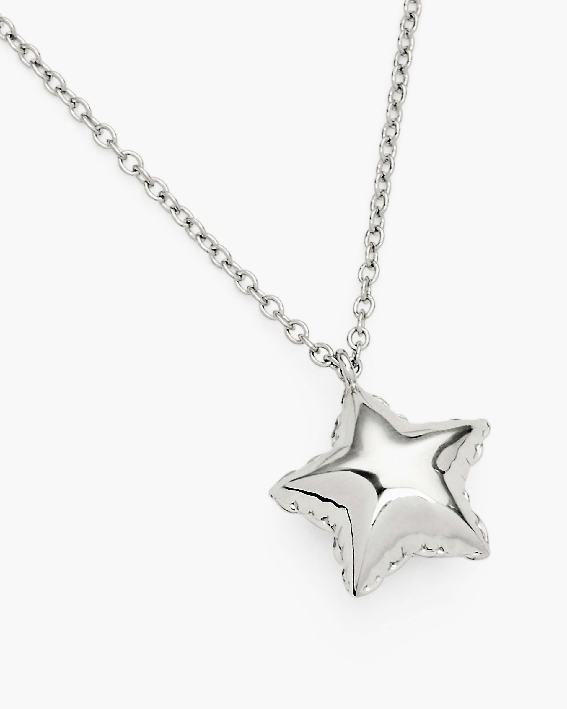 Marc Jacobs Marc Jacobs Balloon Star Necklace Light Antique Silver Light Antique Silver