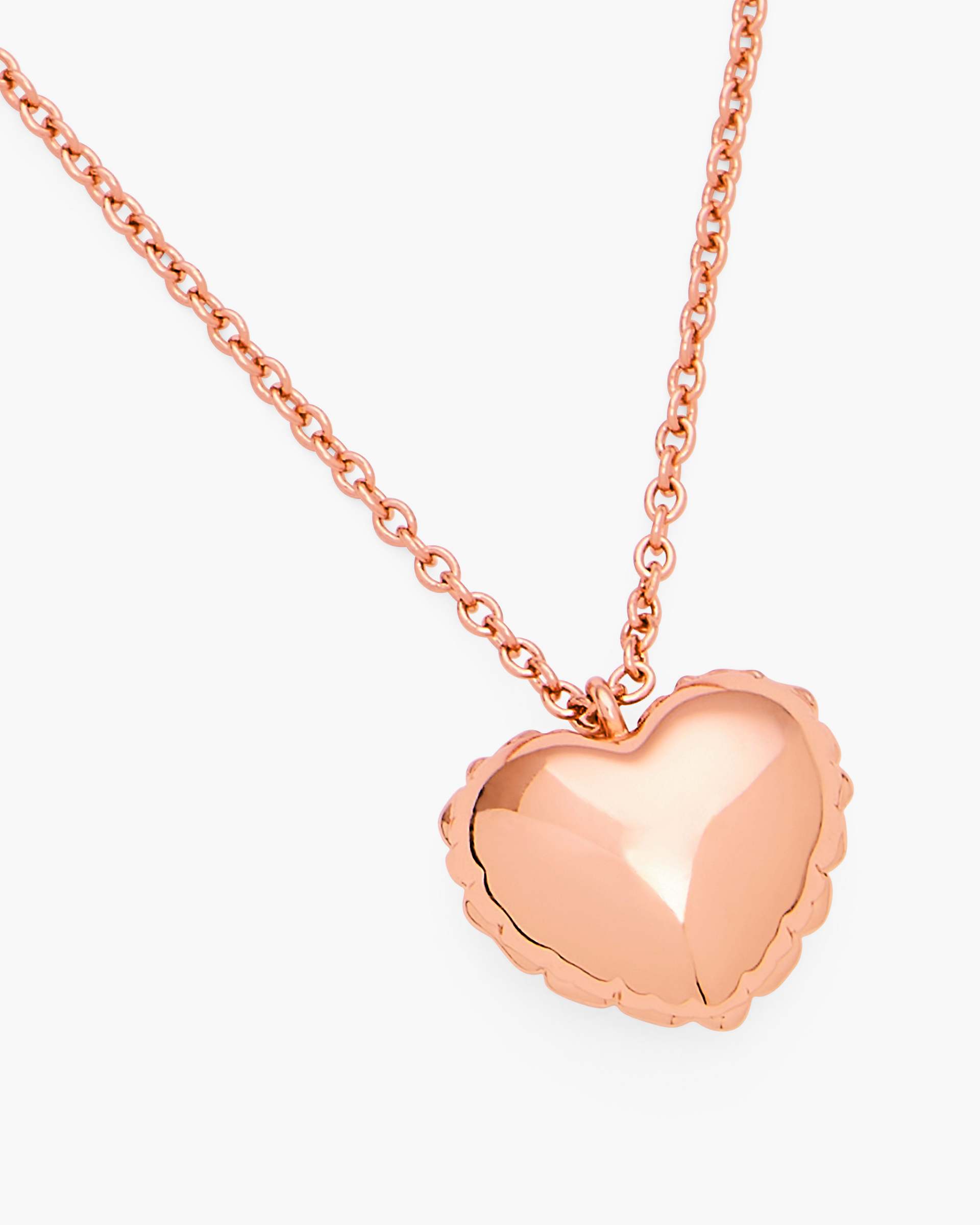 Marc Jacobs Marc Jacobs Balloon Heart Necklace Antique Rose Gold Antique Rose Gold