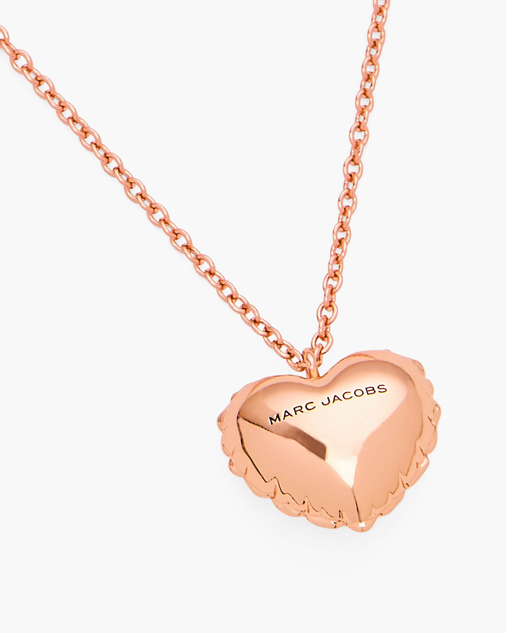 Marc Jacobs Marc Jacobs Balloon Heart Necklace Antique Rose Gold Antique Rose Gold