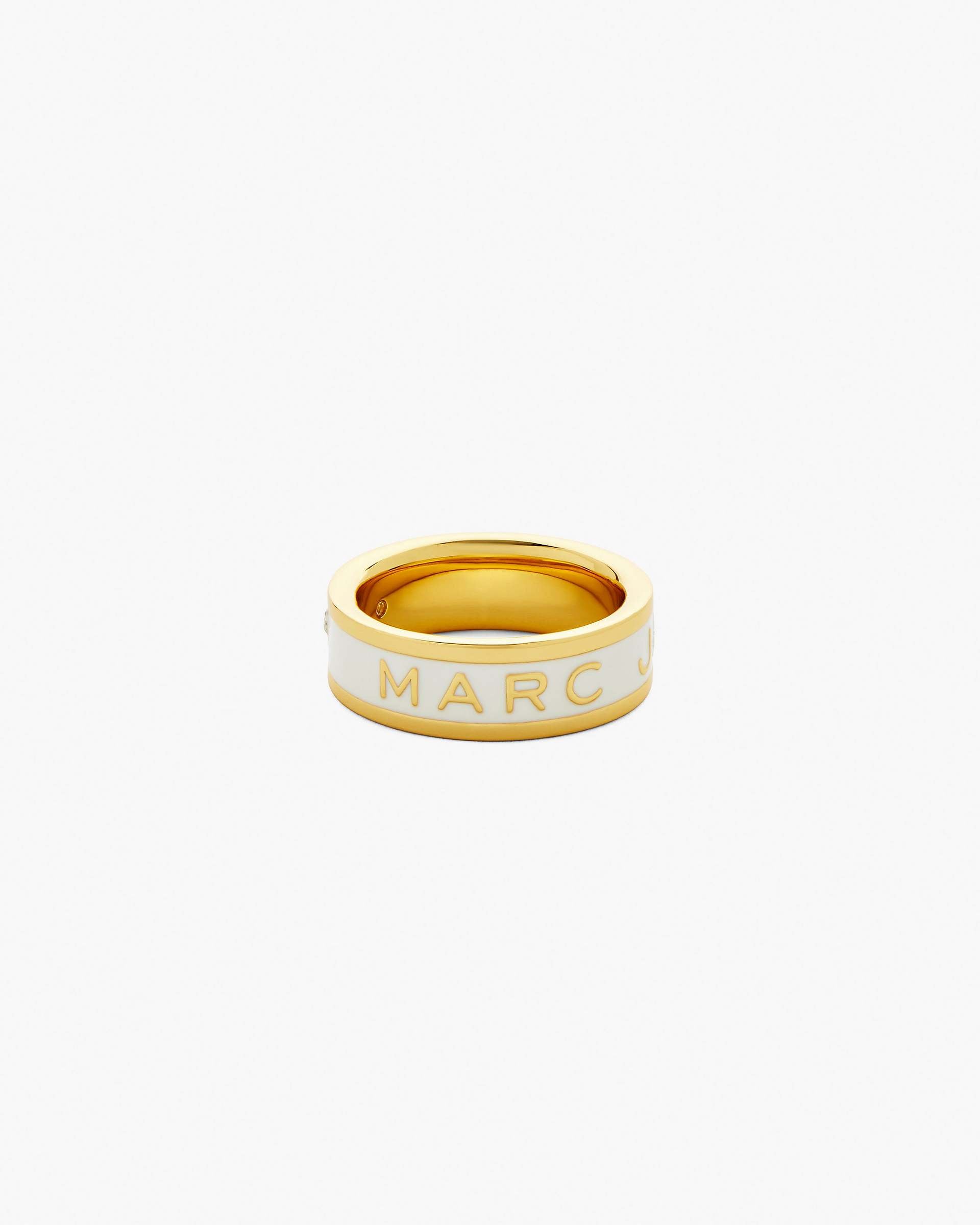 Marc Jacobs Marc Jacobs The Marc Jacobs Enamel Ring Gold/Cream Gold/cream