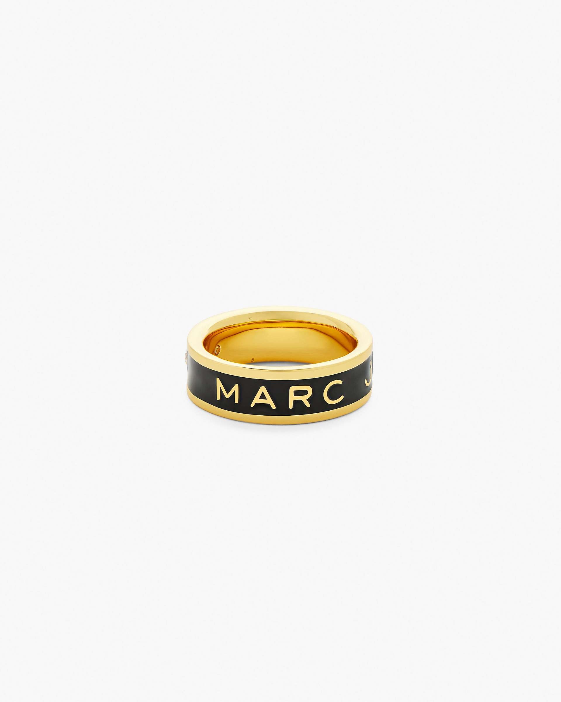 Marc Jacobs Marc Jacobs The Marc Jacobs Enamel Ring Gold/Black Gold/black