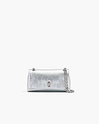 Marc Jacobs The Metallic Dual Chain Mini Bag Silver