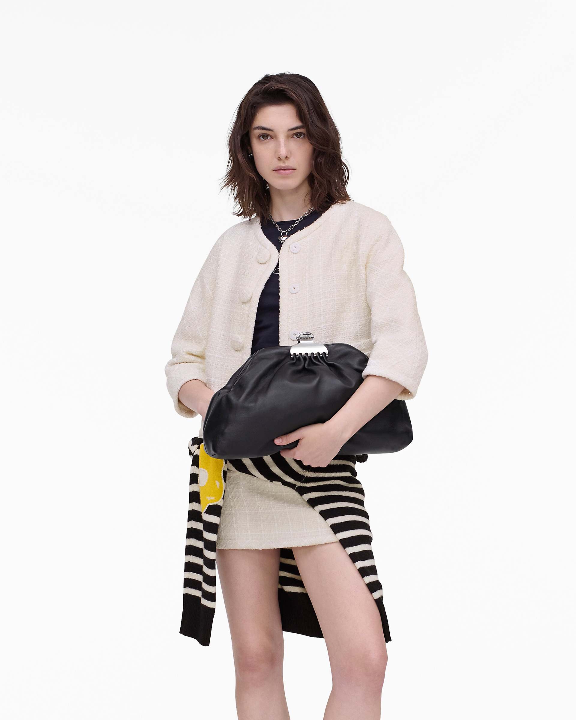 Marc Jacobs Marc Jacobs The Glam Clutch Black Black