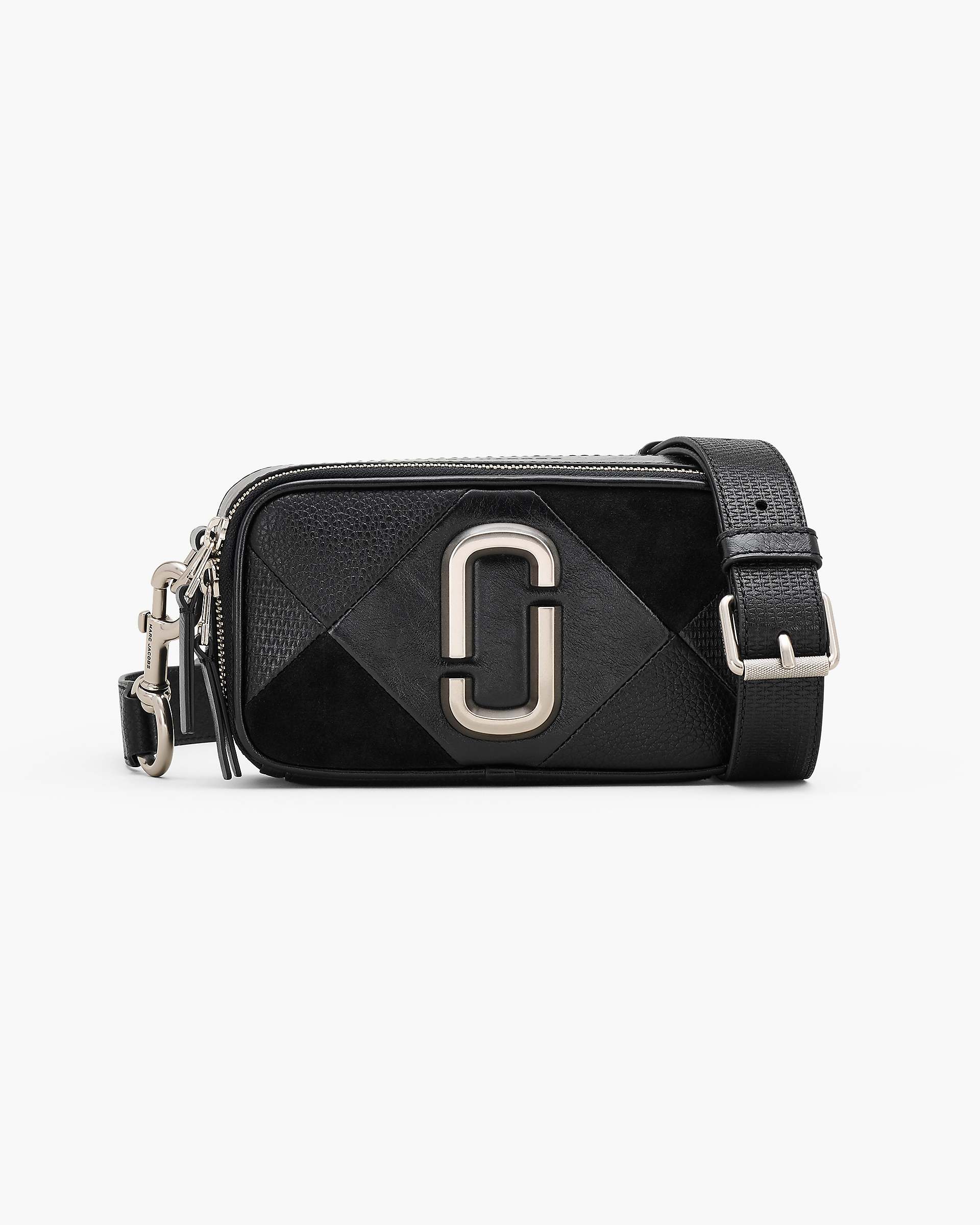 Marc Jacobs Marc Jacobs The Suede Patchwork Snapshot Black Multi Black Multi