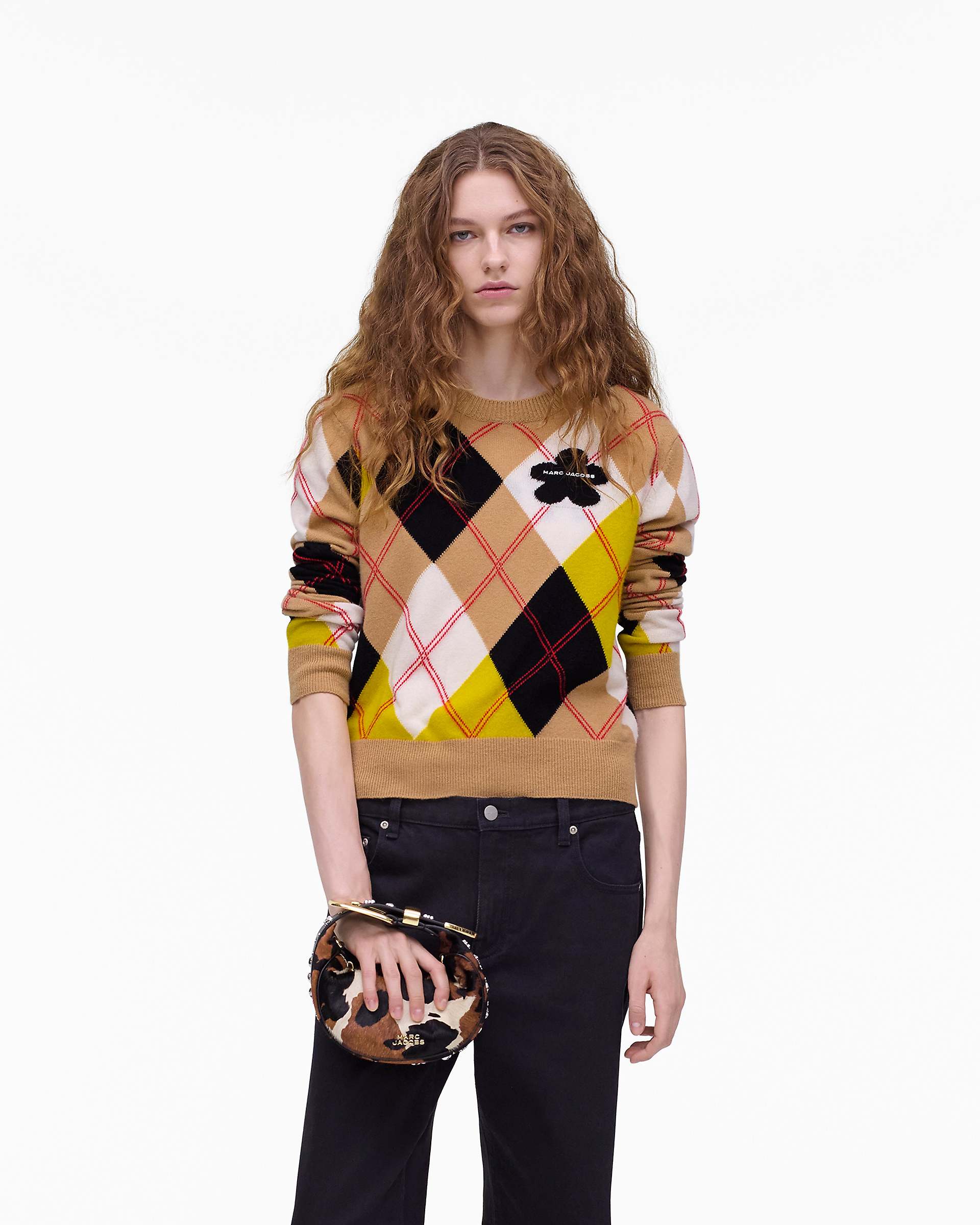 Marc Jacobs Marc Jacobs The Cow Haircalf Party Bag Mocha Multi Mocha Multi