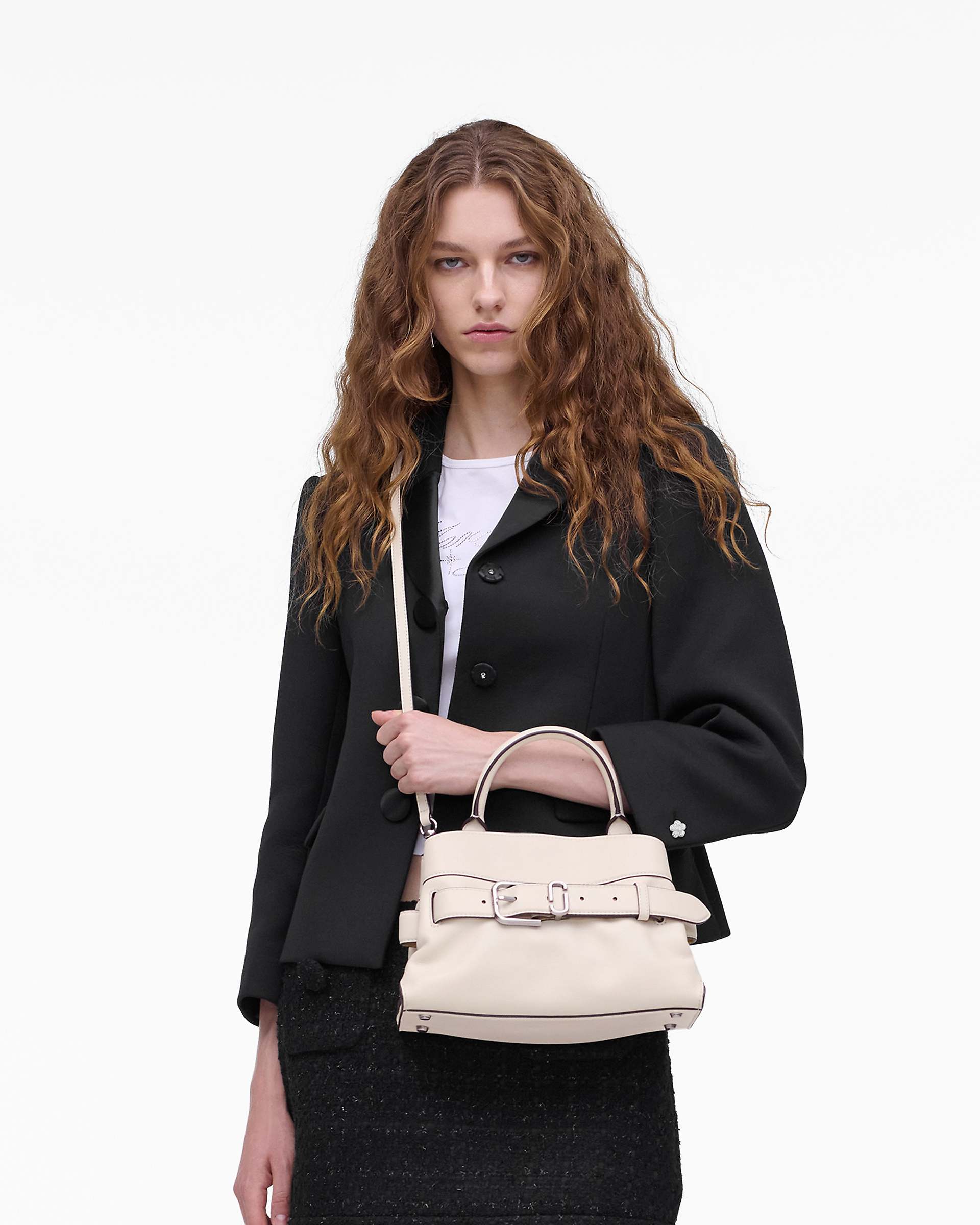 Marc Jacobs Marc Jacobs The Dakota Small Satchel Cloud White Cloud White