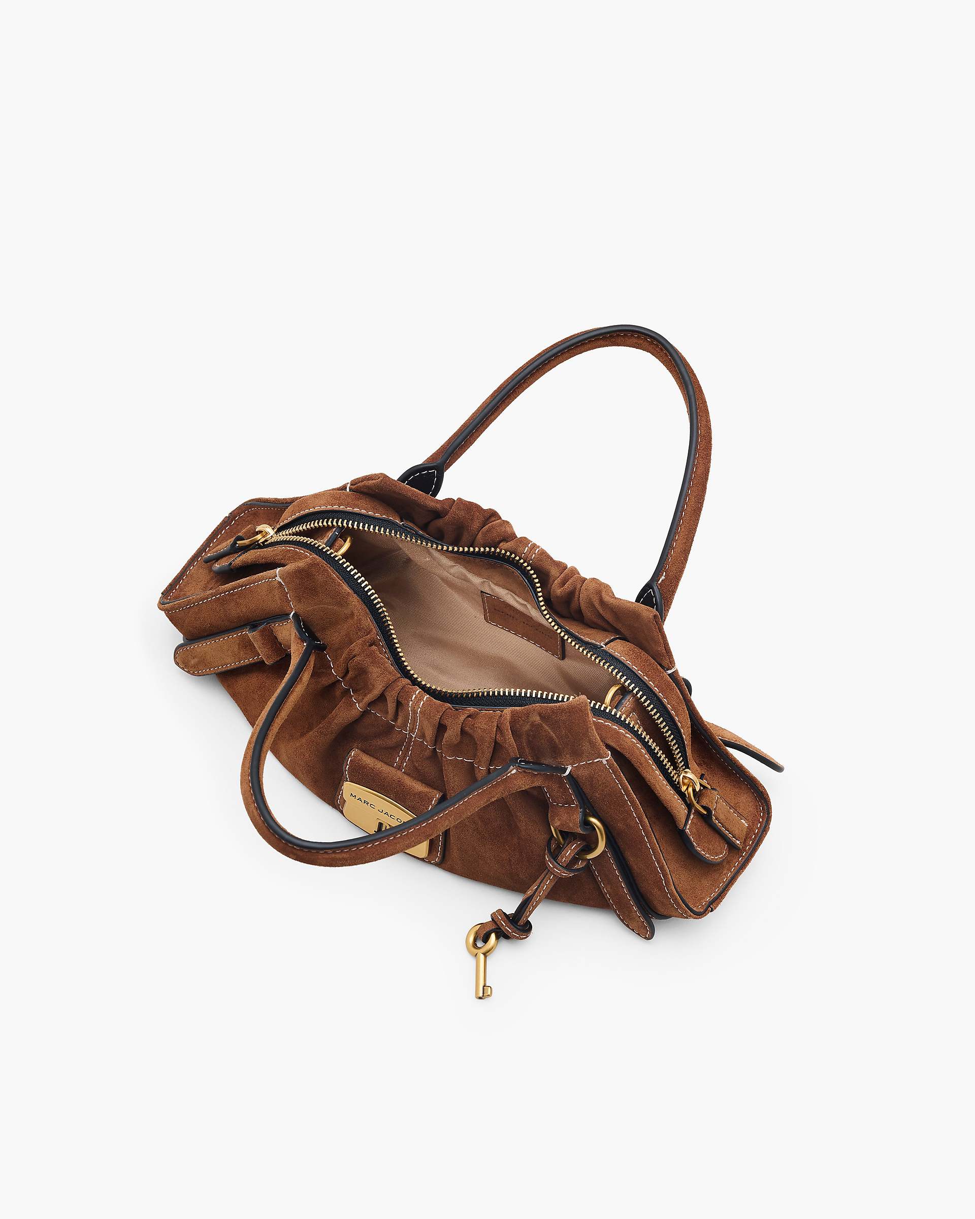 Marc Jacobs Marc Jacobs The Suede Cristina Small Satchel Copper Copper