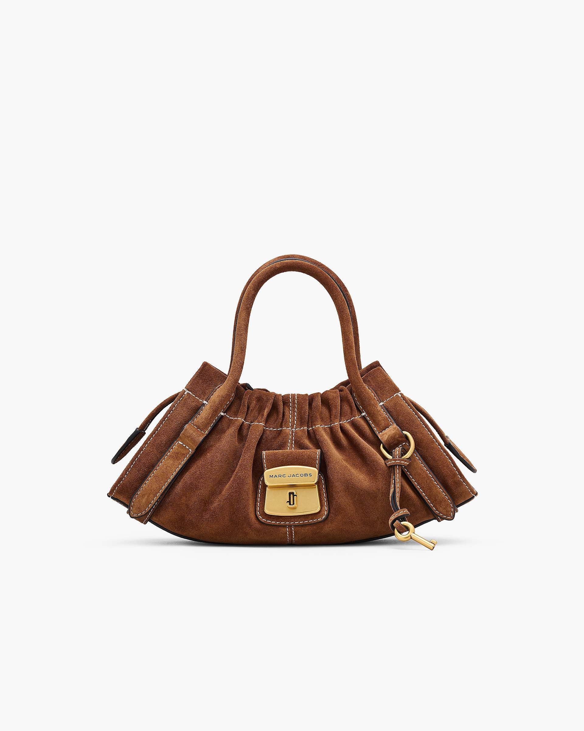 Marc Jacobs Marc Jacobs The Suede Cristina Small Satchel Copper Copper