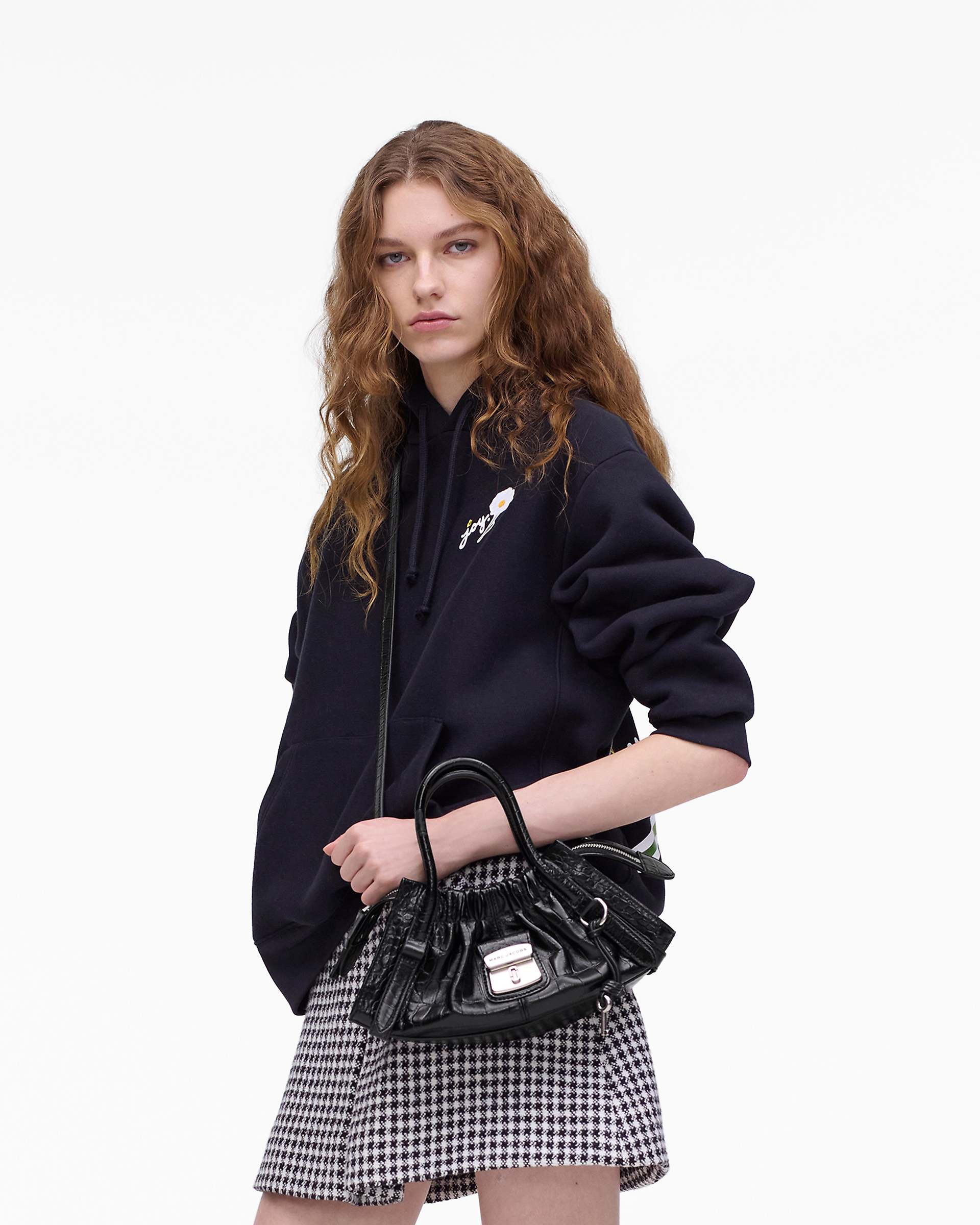 Marc Jacobs Marc Jacobs The Croc Cristina Small Satchel Black Black