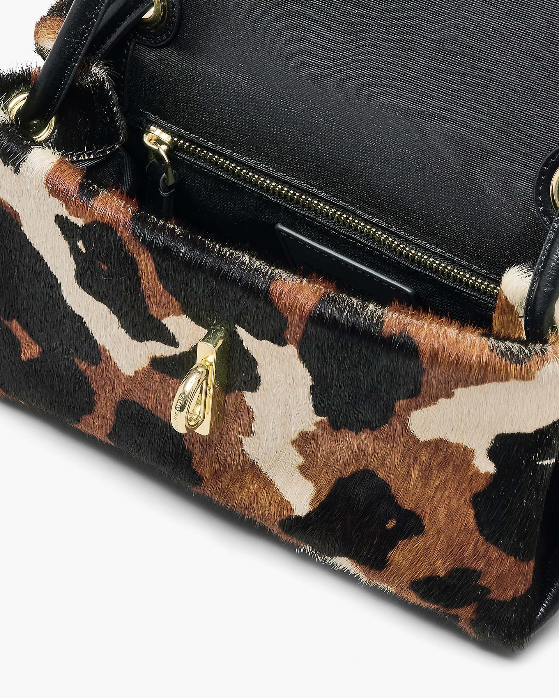 Marc Jacobs Marc Jacobs The Cow Haircalf Mini Dual Shoulder Bag Mocha Multi Mocha Multi