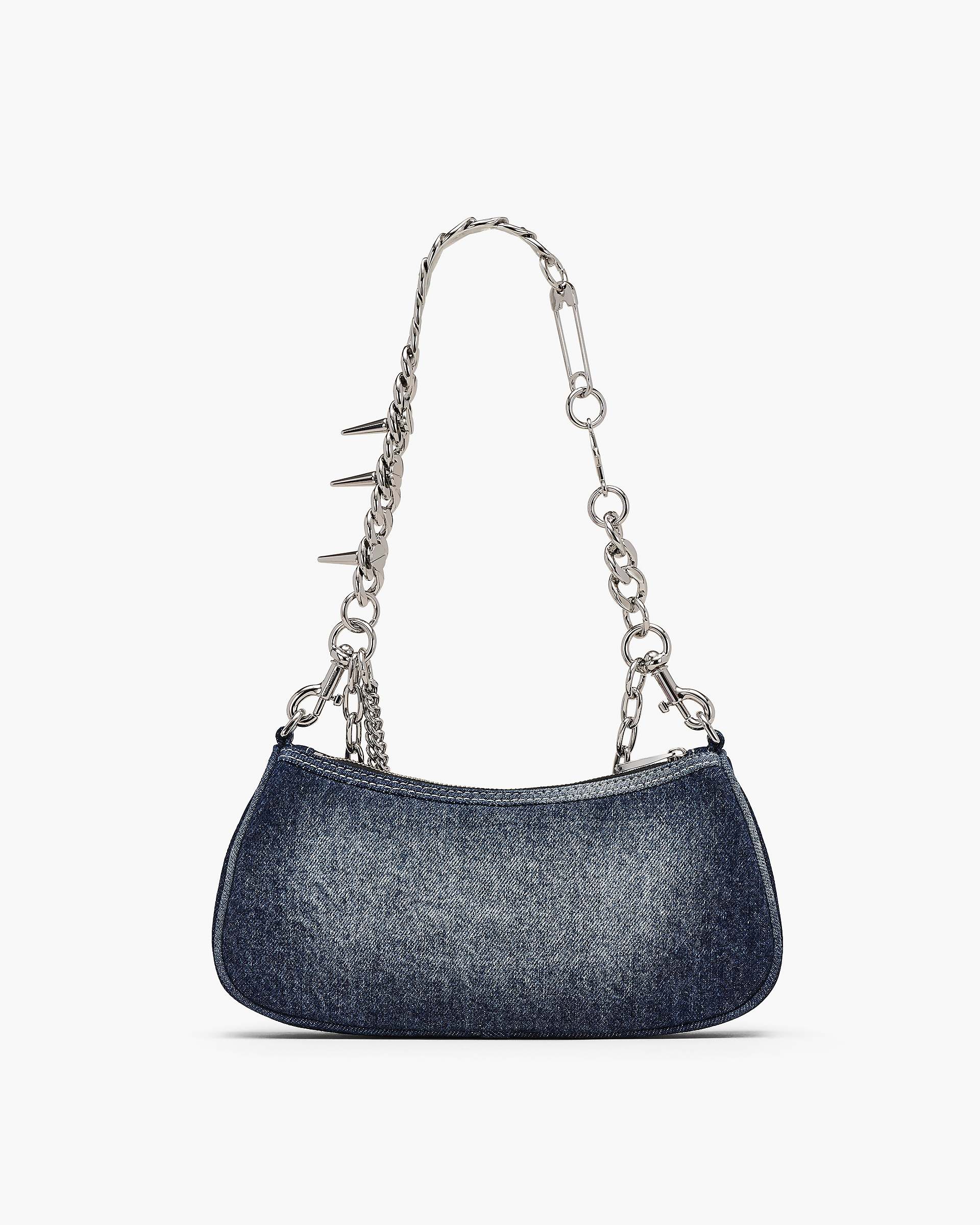 Marc Jacobs Marc Jacobs The Faded Denim Charm Shoulder Bag Faded Vintage Indigo Faded Vintage Indigo