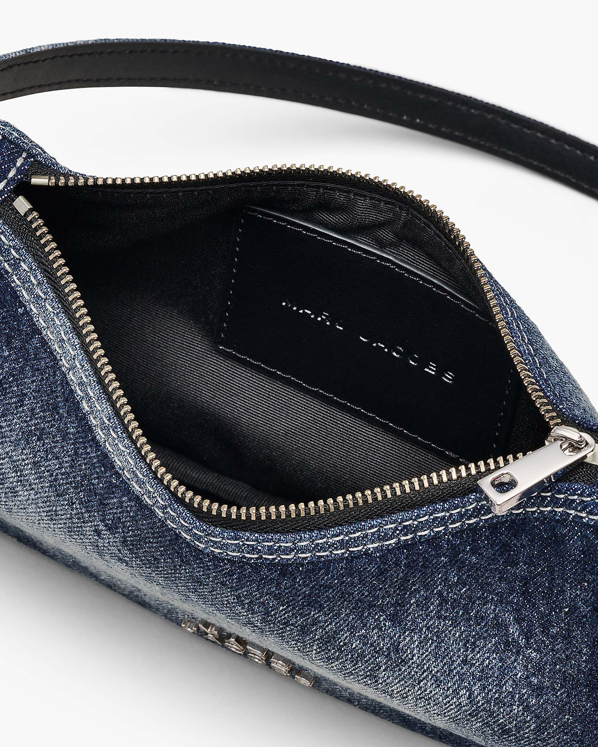 Marc Jacobs Marc Jacobs The Faded Denim Charm Shoulder Bag Faded Vintage Indigo Faded Vintage Indigo