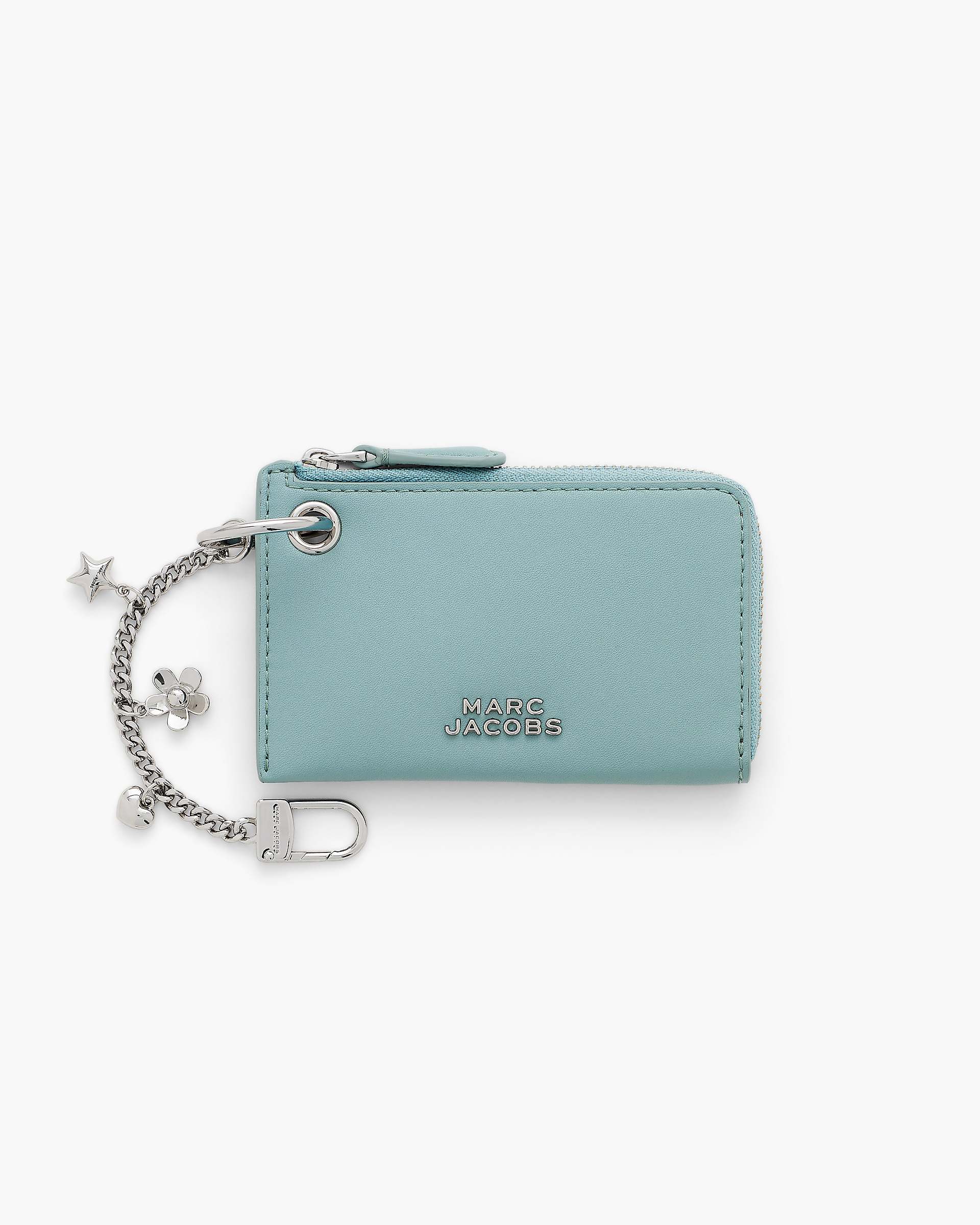 Marc Jacobs Marc Jacobs The Everyday Top Zip Charm Wallet Sky Blue Sky Blue