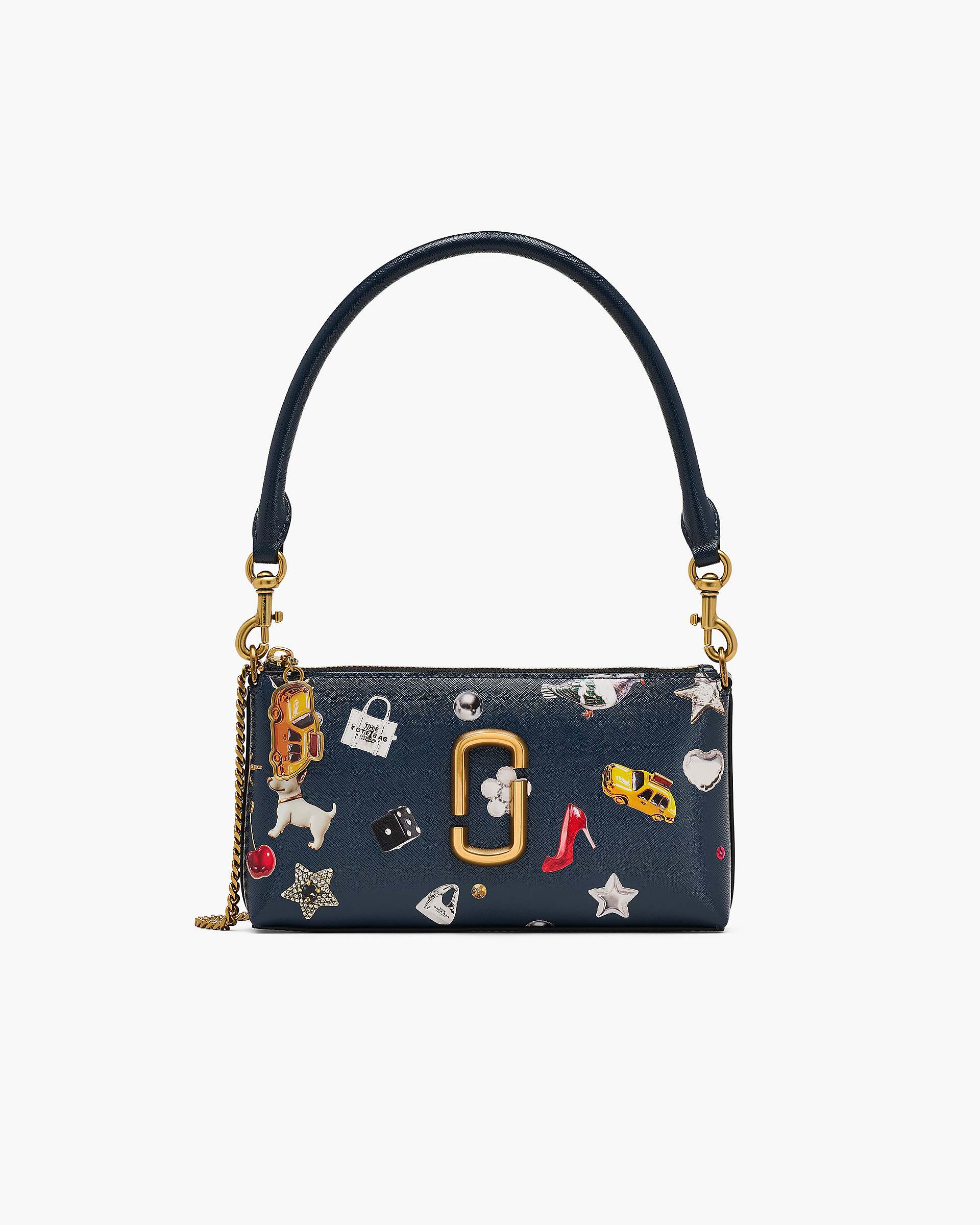 Marc Jacobs Marc Jacobs The Trinket Snapshot Convertible Shoulder Bag Navy Multi Navy Multi