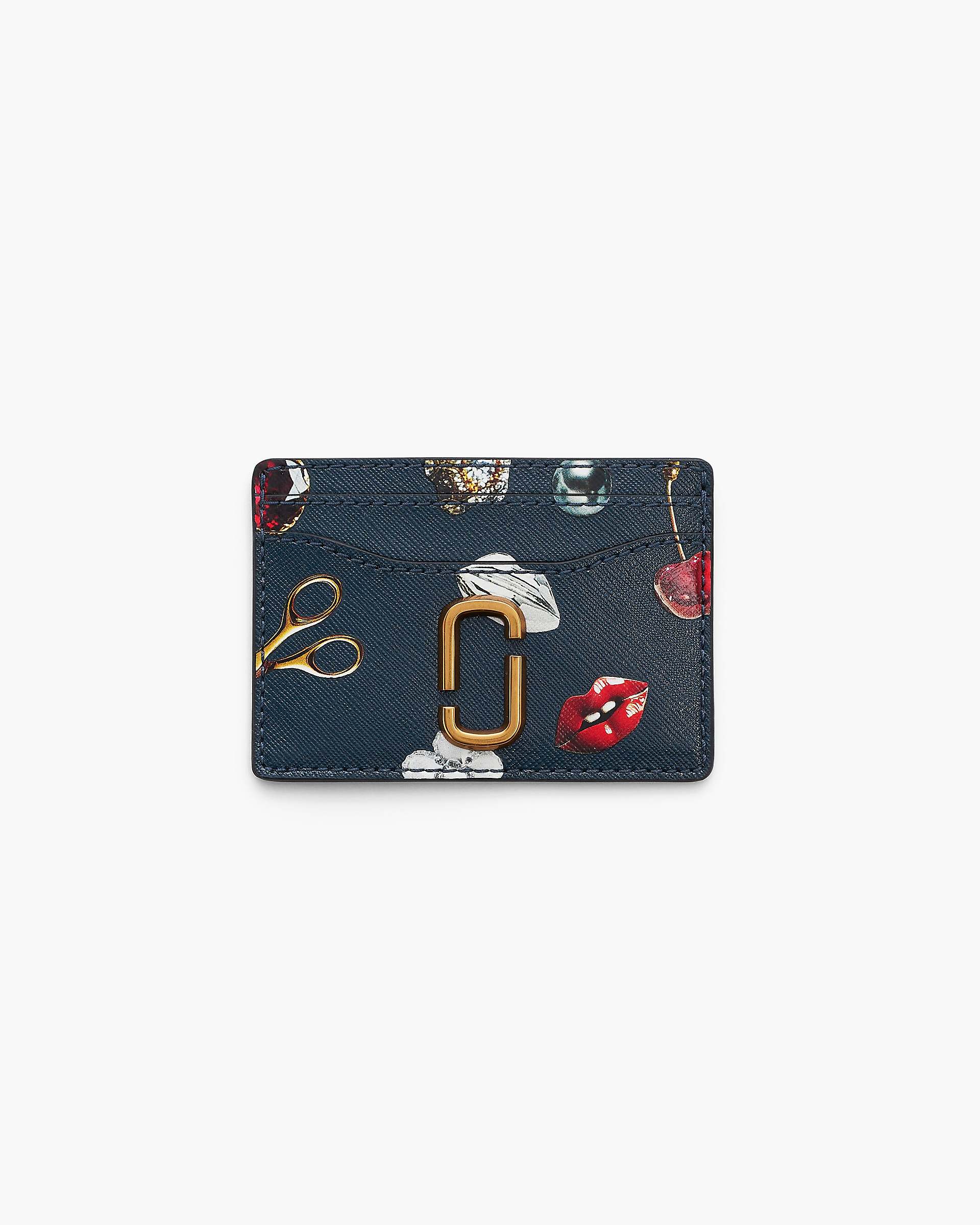 Marc Jacobs Marc Jacobs The Trinket Utility Snapshot Card Case Navy Multi Navy Multi