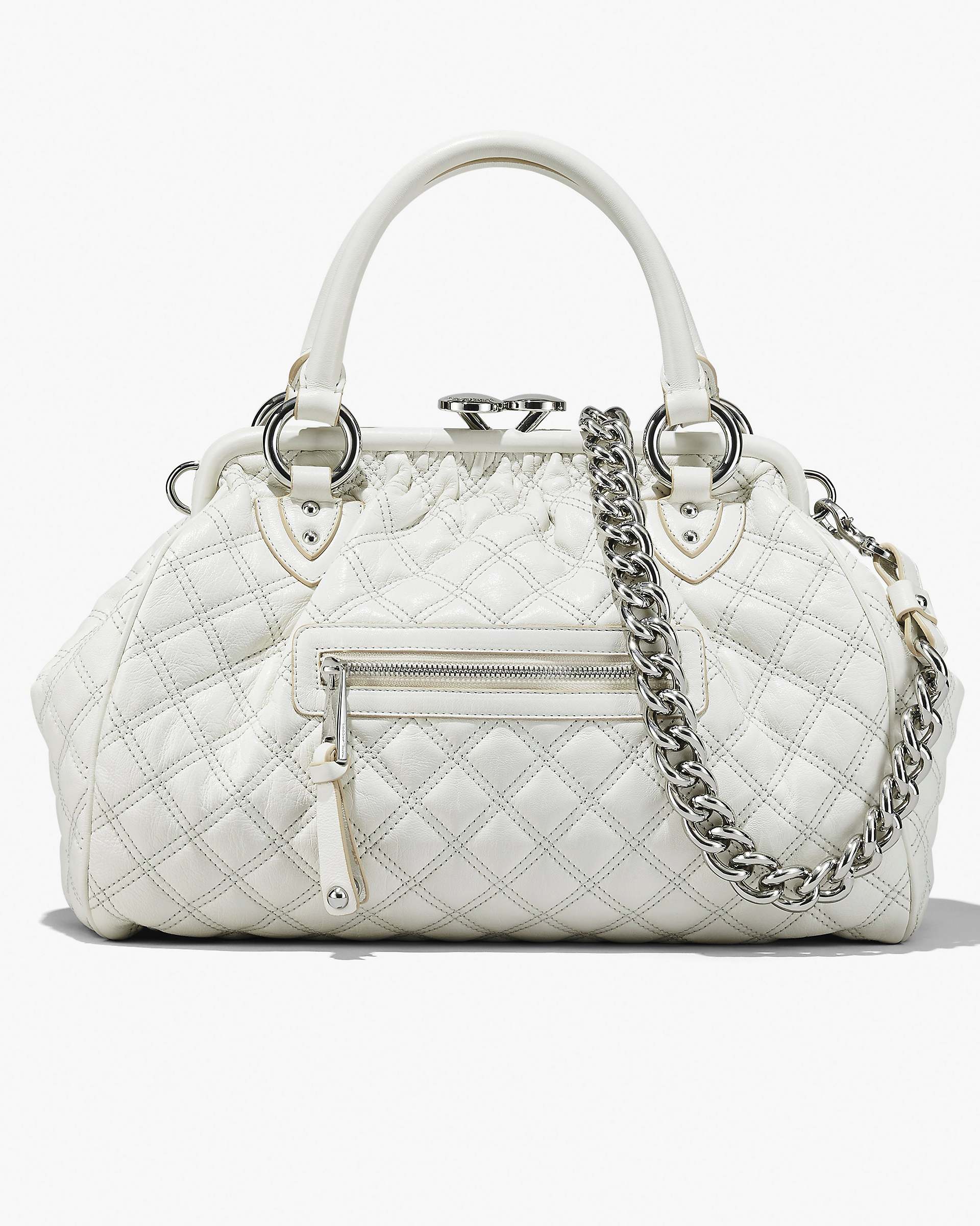 Marc Jacobs Marc Jacobs Re-Edition Quilted Leather Stam Bag Cloud White Cloud White