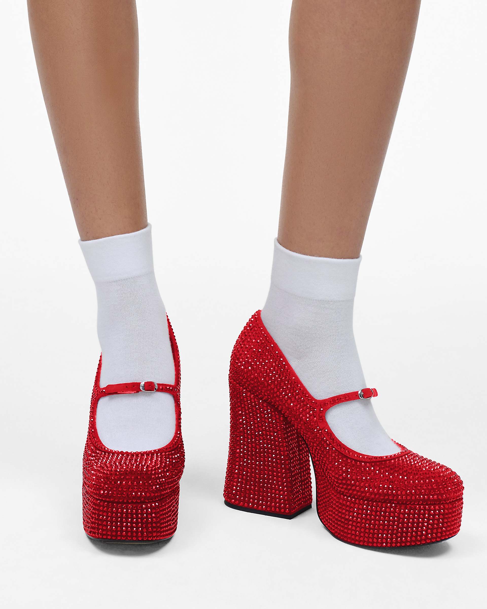 Marc Jacobs Marc Jacobs The Kiki Platform Mary Jane Siren Crystal Siren Crystal