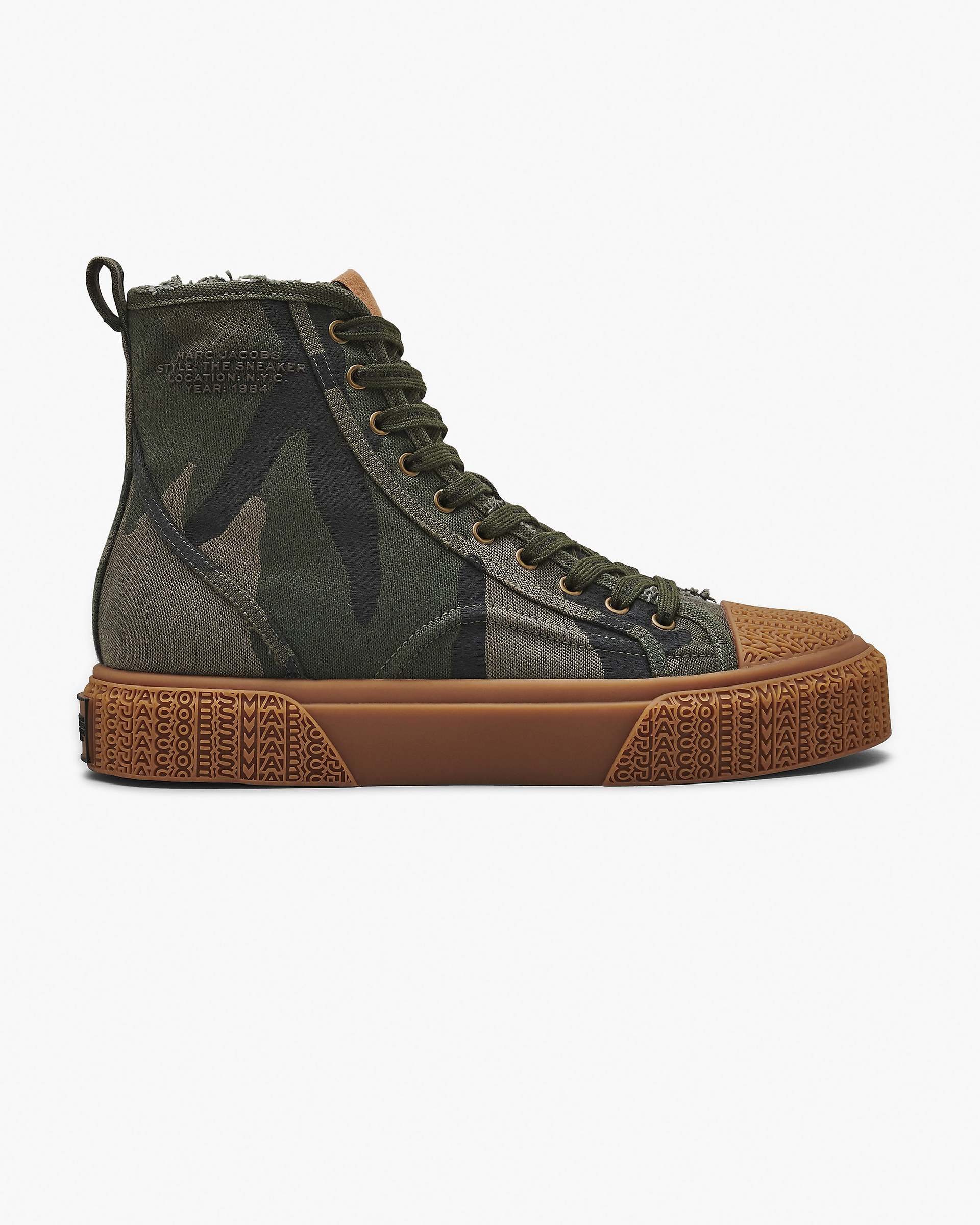 Marc Jacobs Marc Jacobs The Camo Jacquard High Top Sneaker Camo Multi Camo Multi