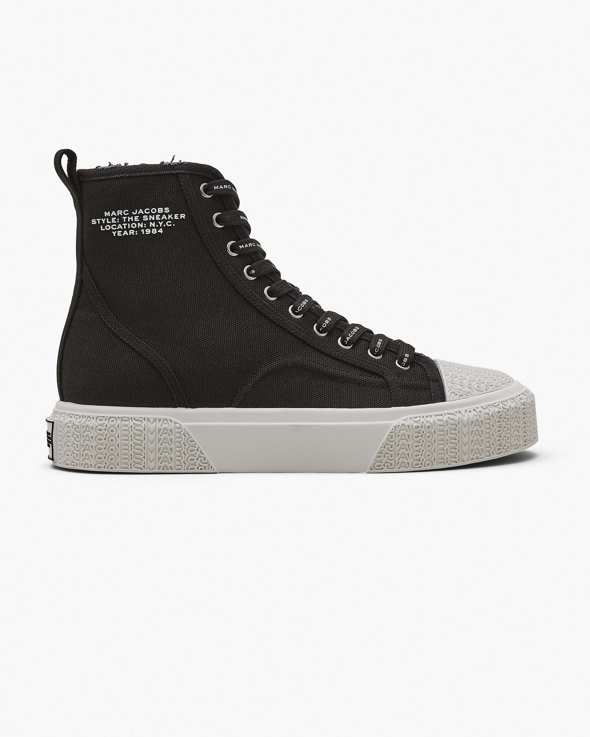 Marc Jacobs Marc Jacobs The High Top Sneaker Black Black