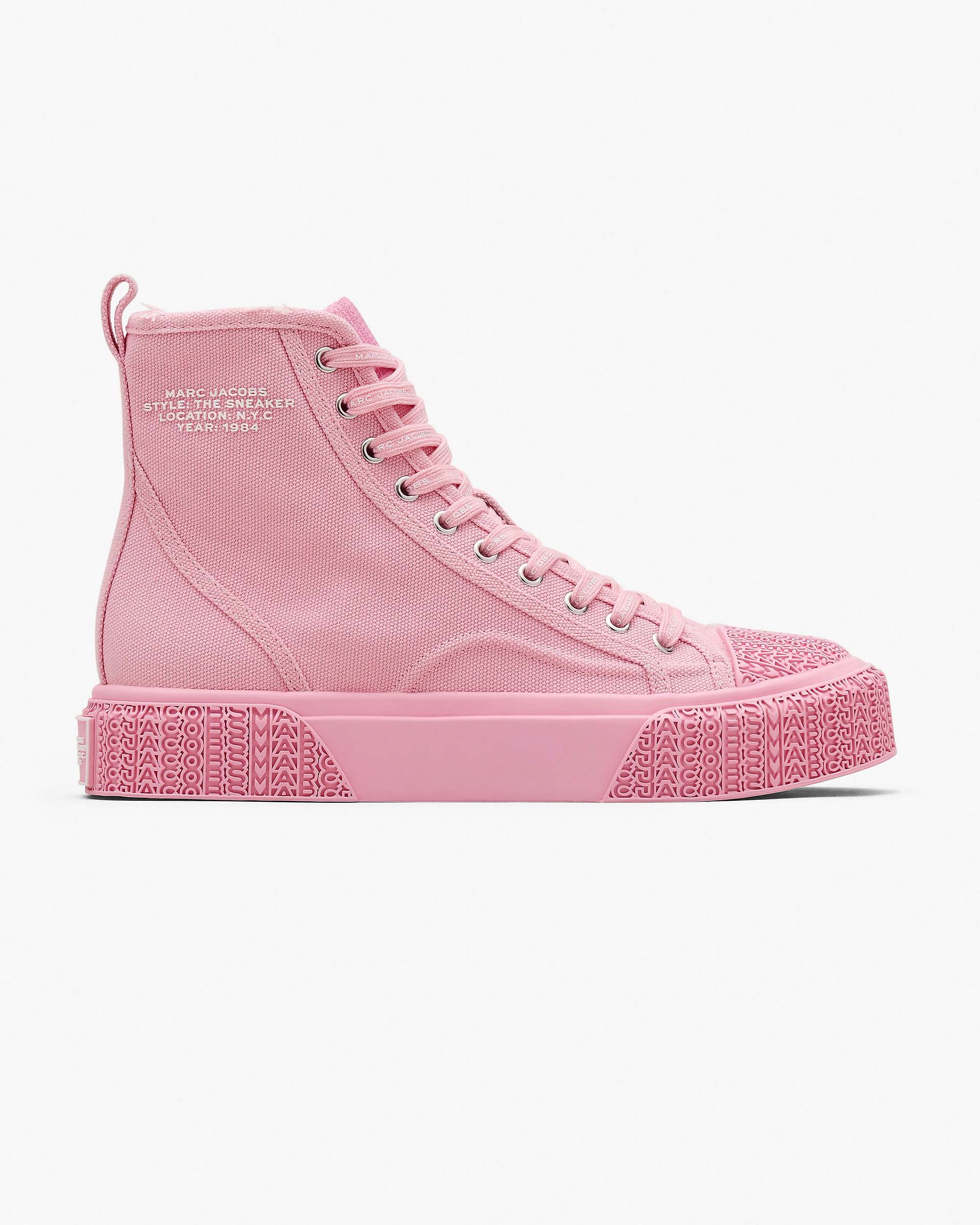 Marc Jacobs Marc Jacobs The High Top Sneaker Ribbon Pink Ribbon Pink