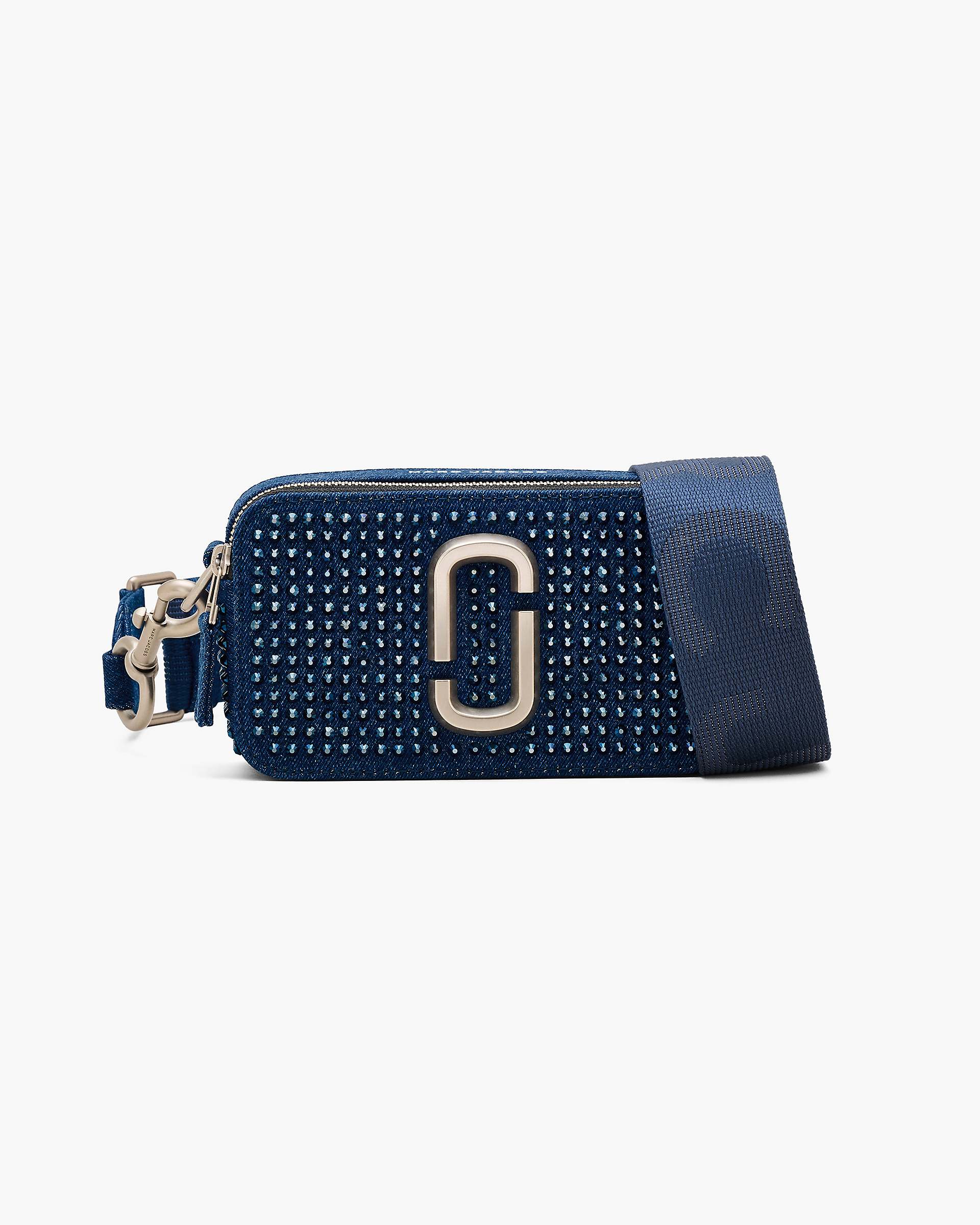 Marc Jacobs Marc Jacobs The Crystal Denim Snapshot Dark Wash Crystal Dark Wash Crystal
