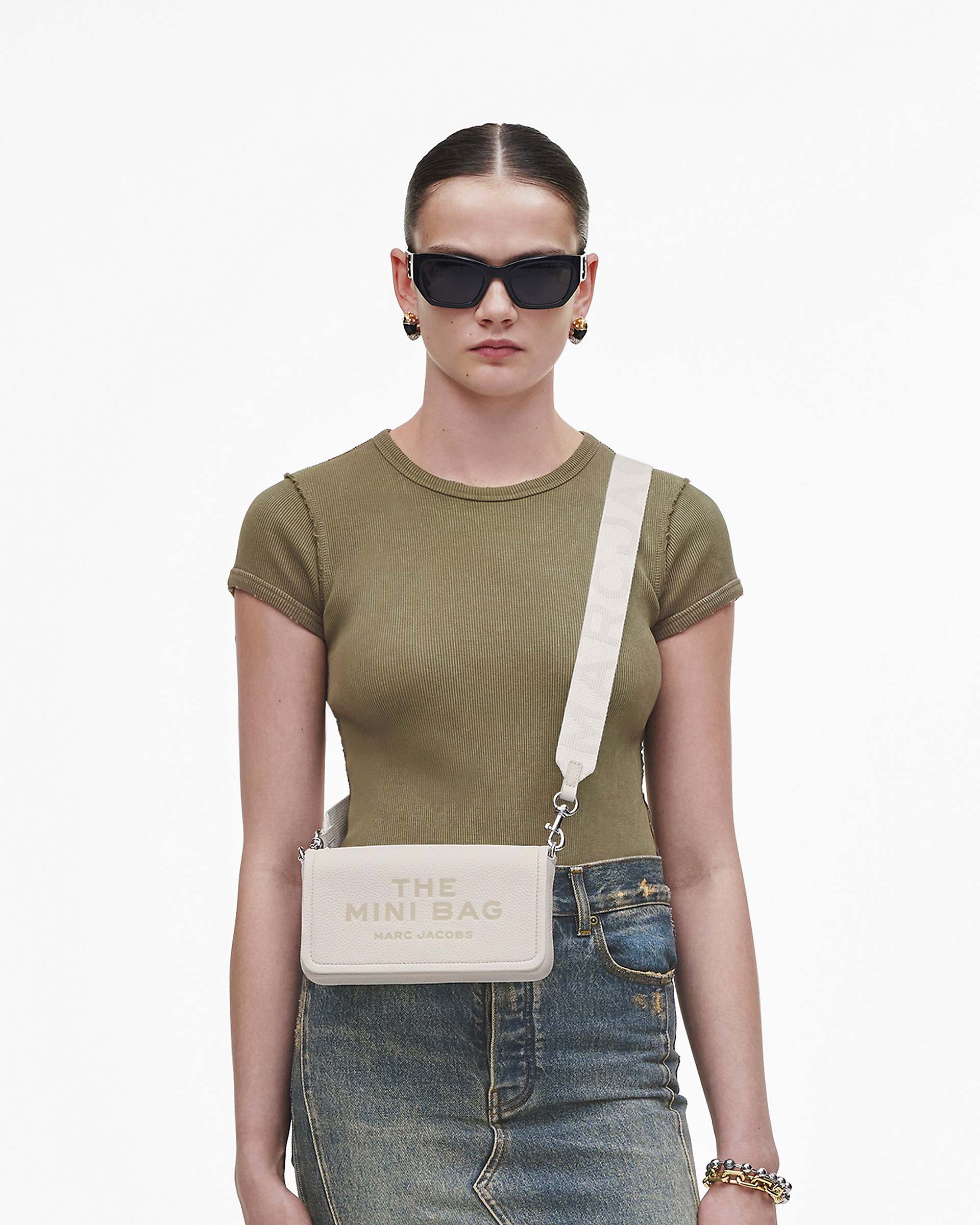 Marc Jacobs Marc Jacobs The Leather Mini Bag Cotton Cotton