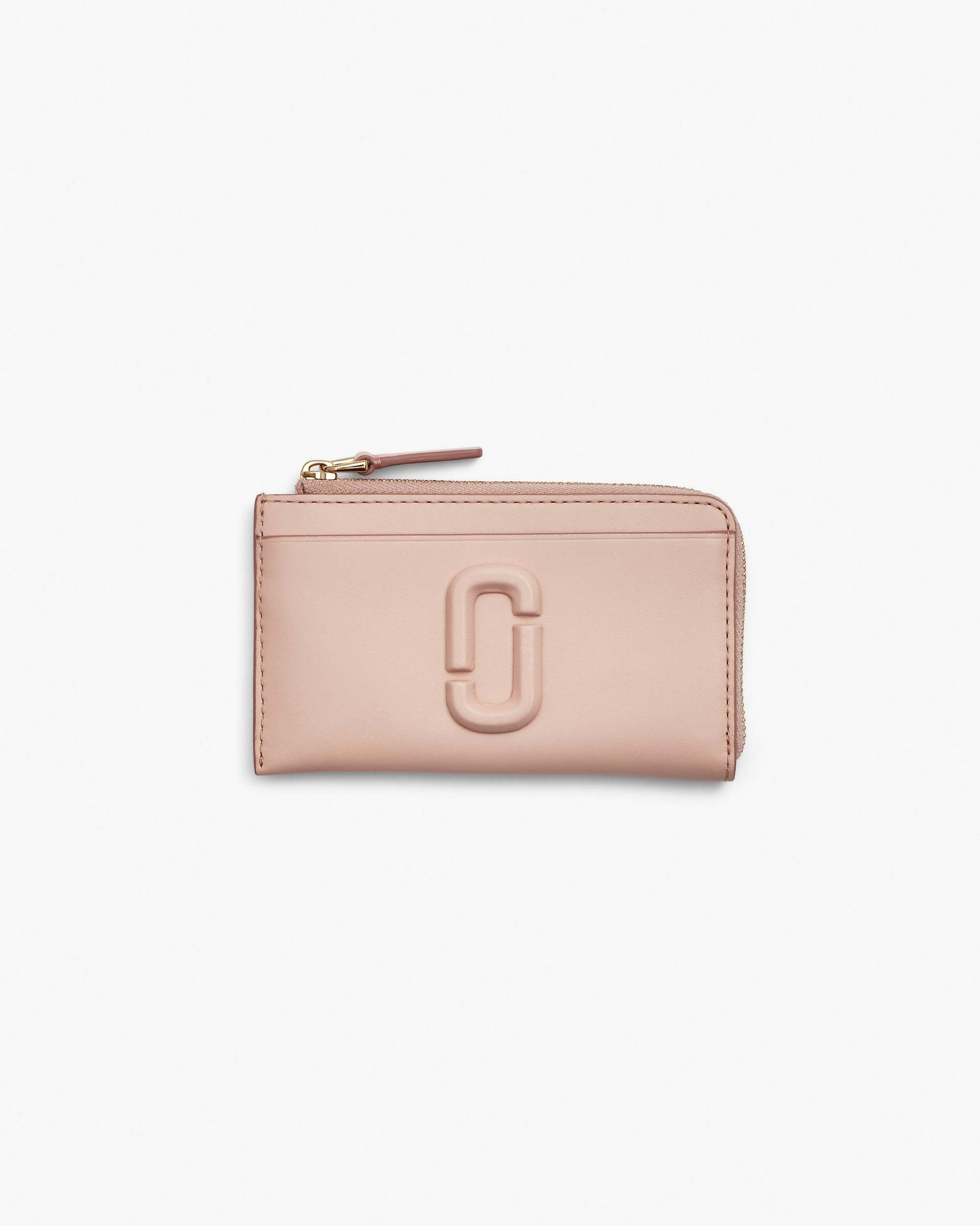 Marc Jacobs Marc Jacobs The Covered J Marc Top Zip Multi Wallet Rose Rose