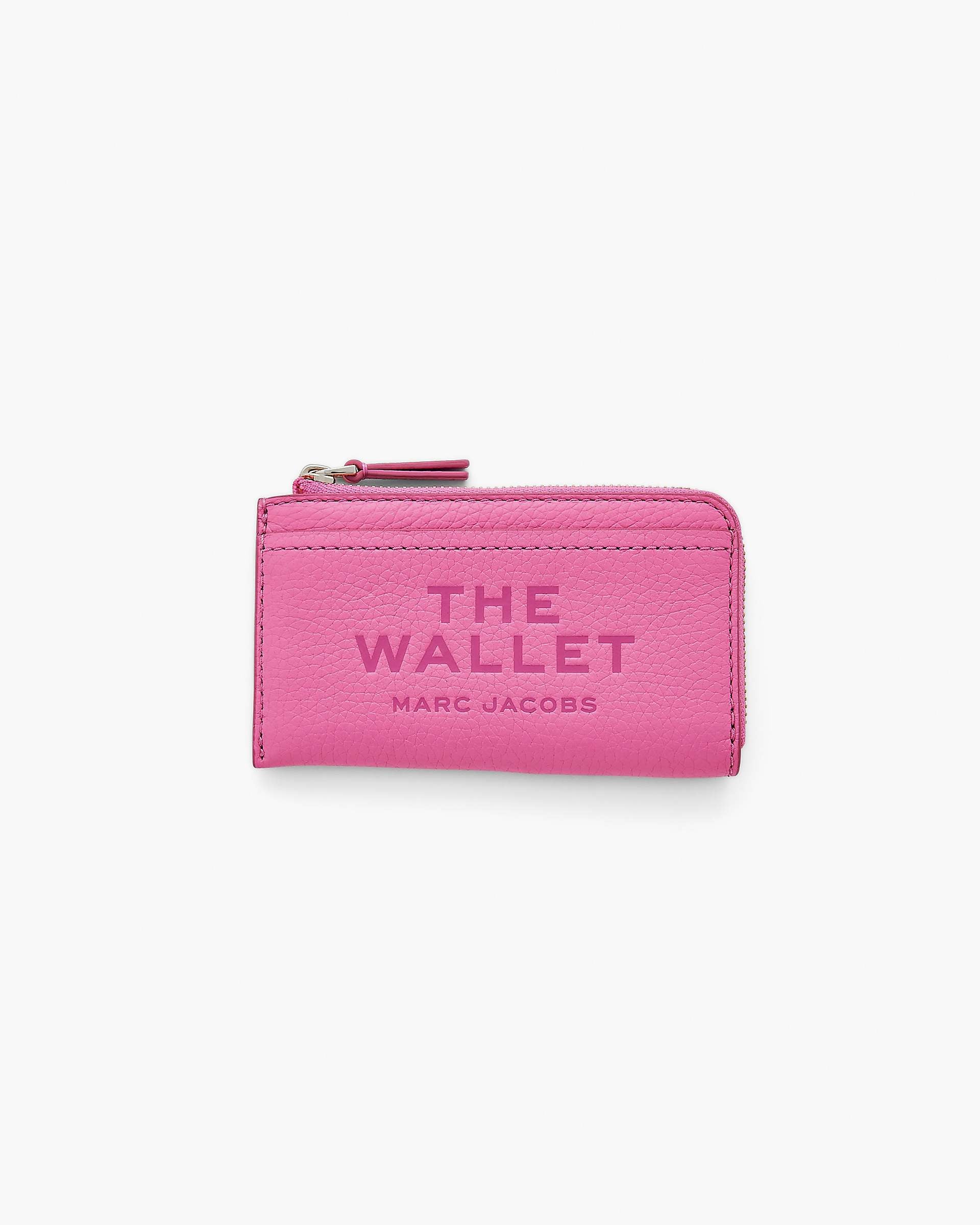 Marc Jacobs Marc Jacobs The Leather Top Zip Multi Wallet Bow Pink Bow Pink