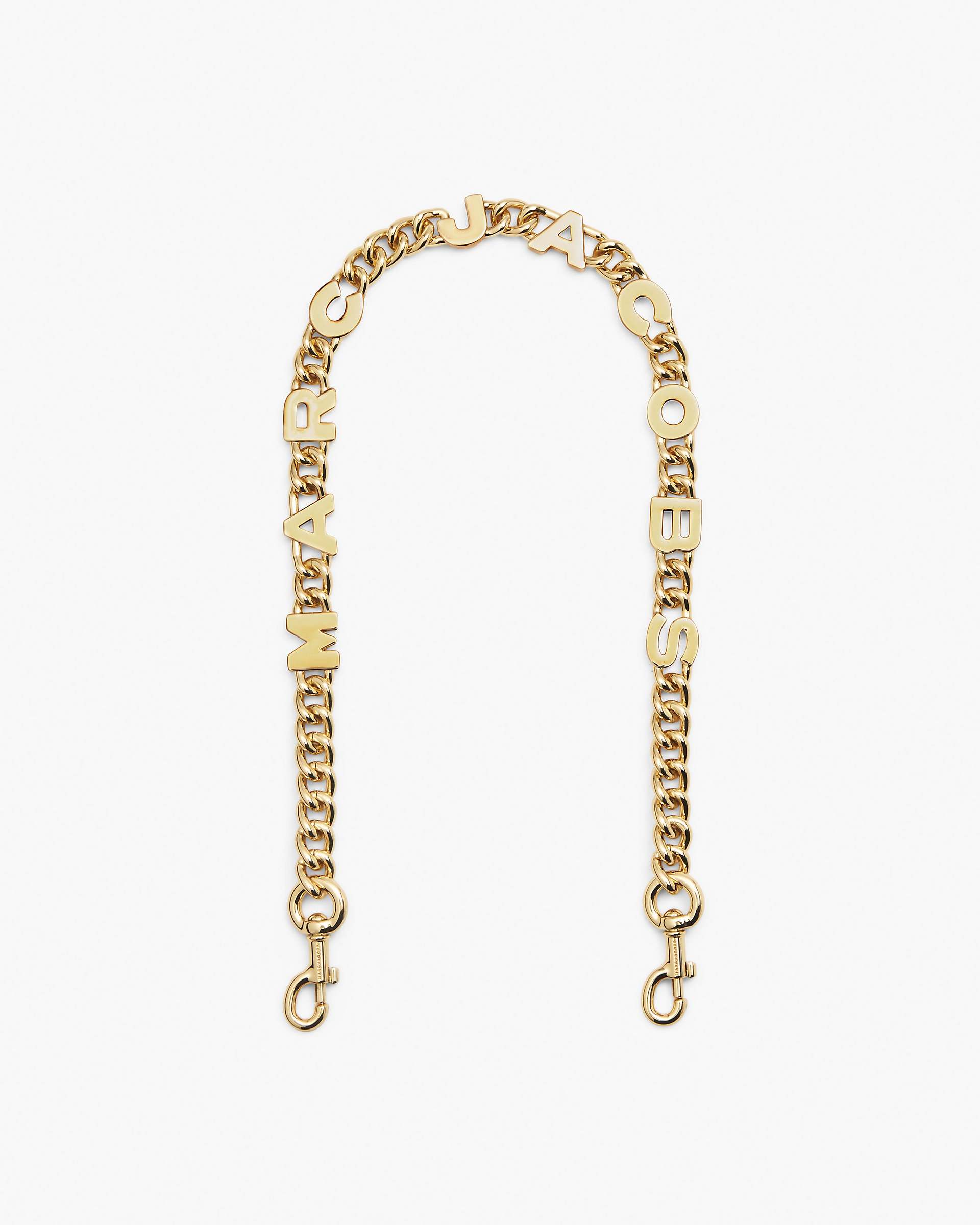 Marc Jacobs Marc Jacobs The Logo Chain Shoulder Strap Gold Gold