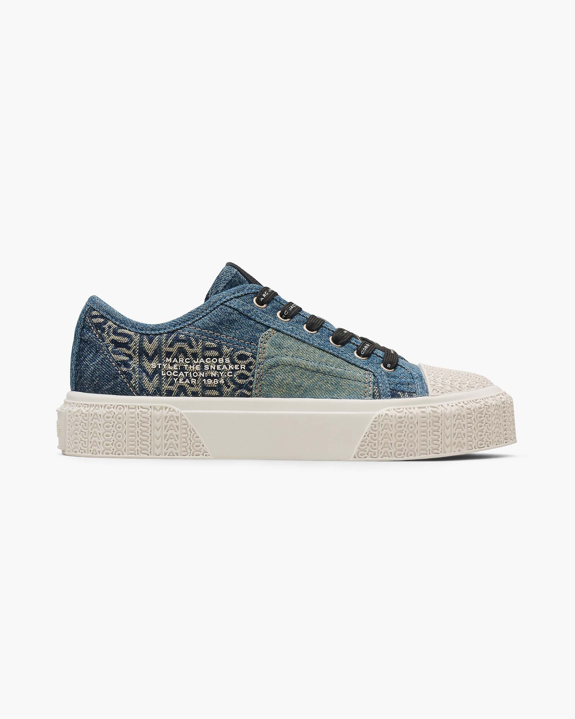 Marc Jacobs Marc Jacobs The Deconstructed Denim Sneaker Indigo Multi Indigo Multi