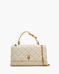 Marc Jacobs The Quilted Dual Convertible Shoulder Bag Cloud White